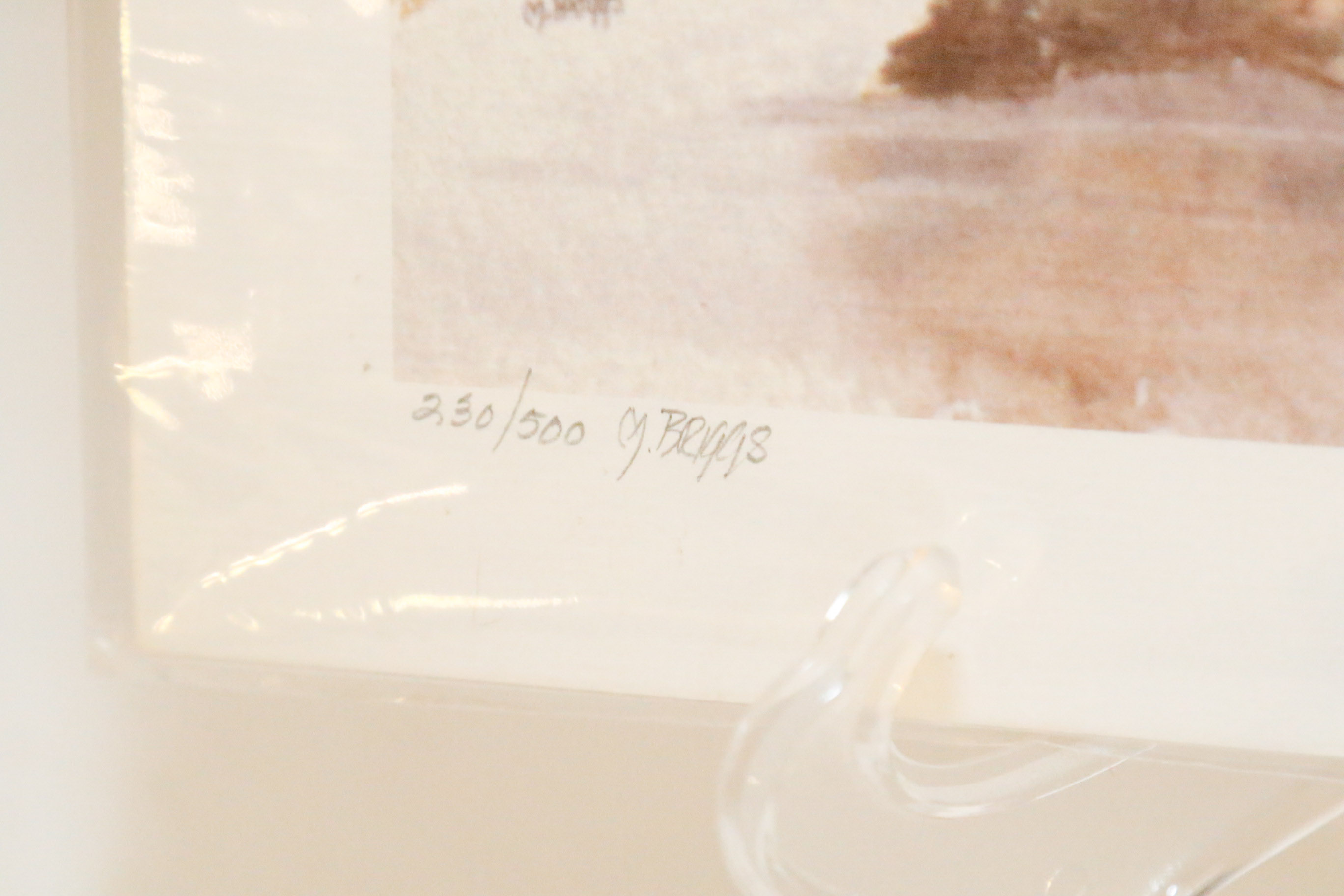 Wrobel Watercolor with Prints and Signed Book