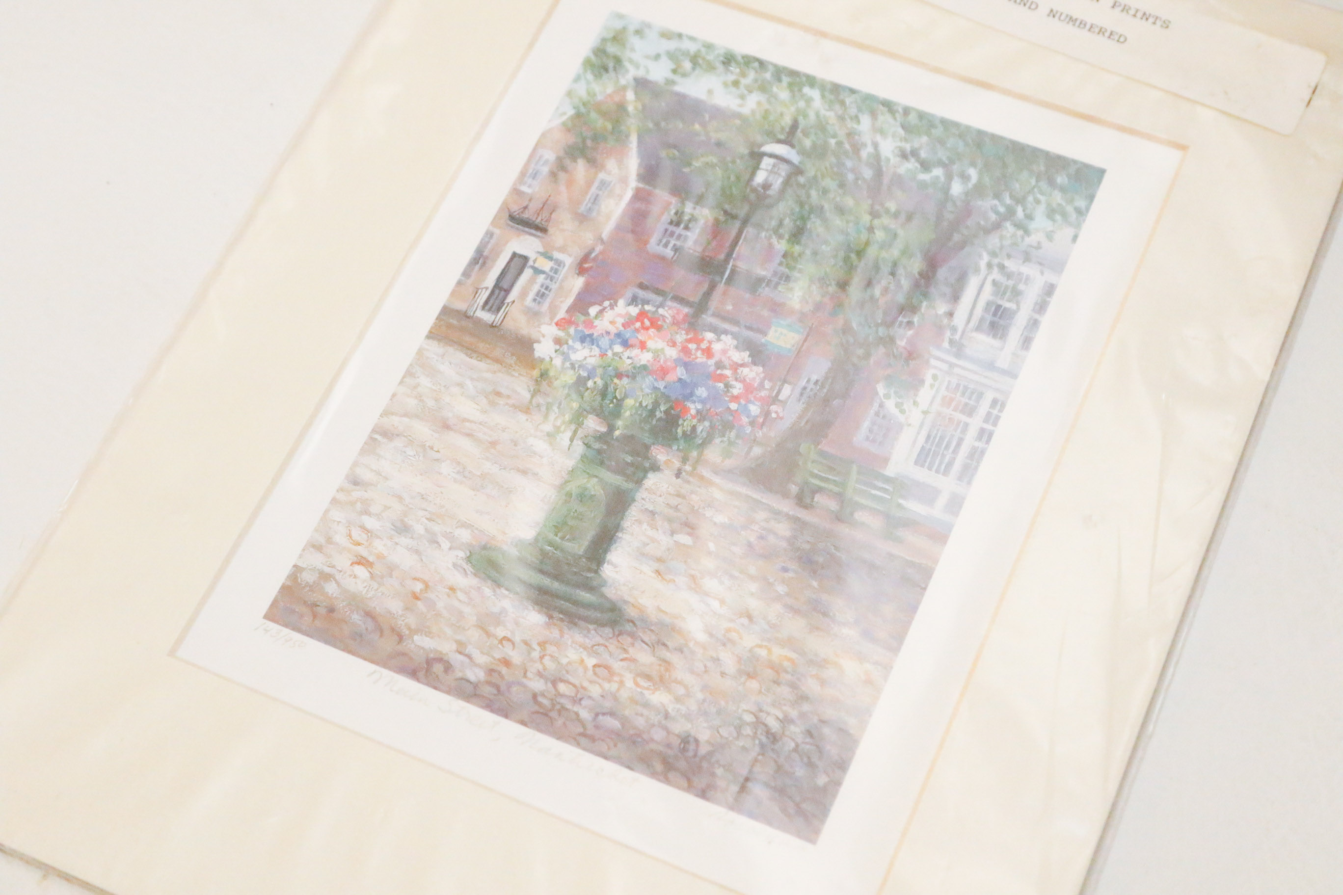 Wrobel Watercolor with Prints and Signed Book