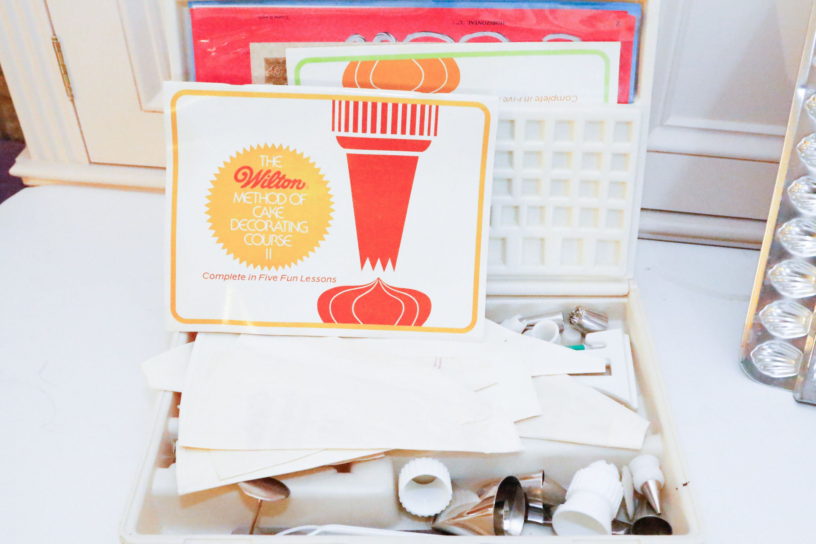 Vintage & New Bakeware with Book Signed by Martha Stewart