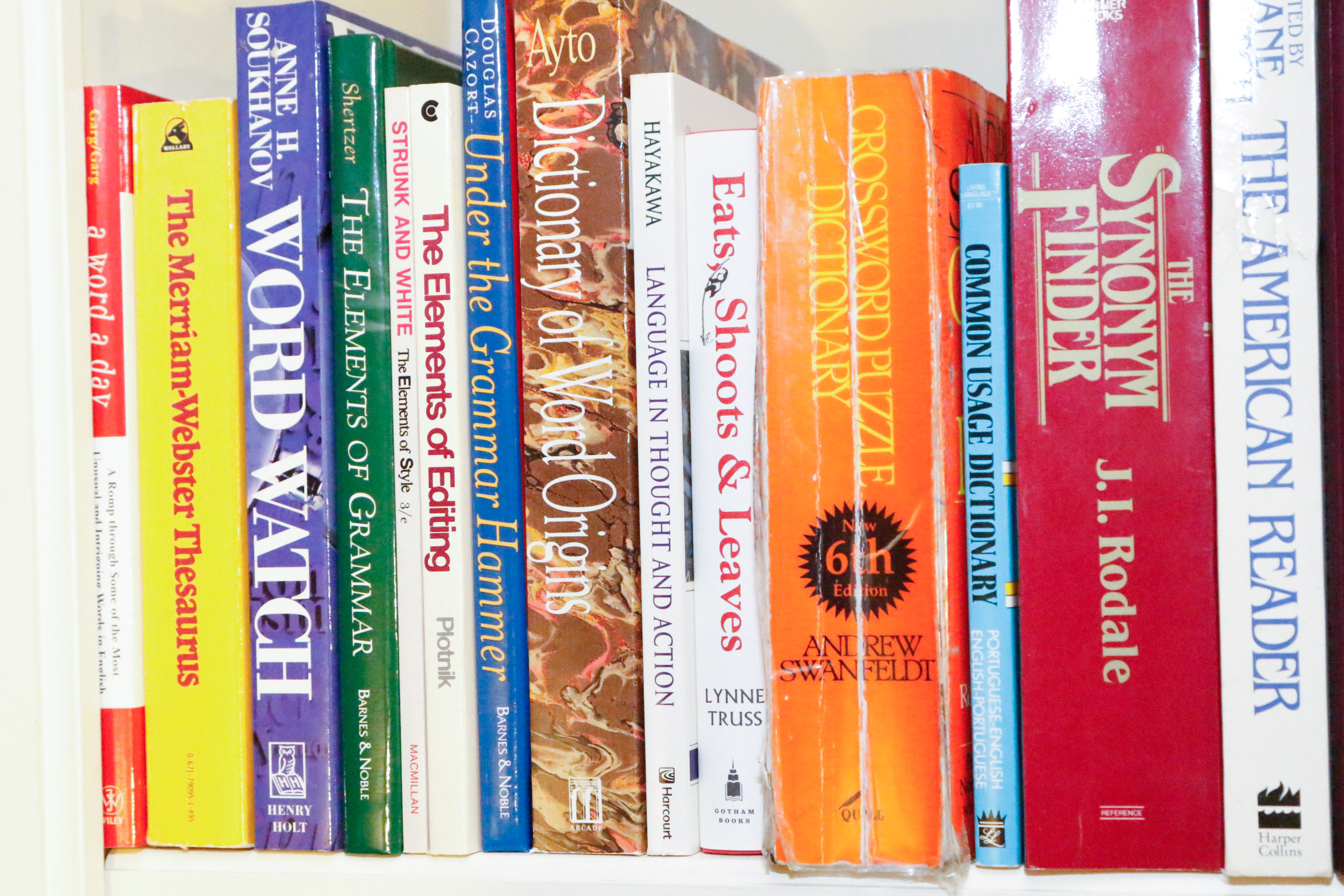 Book Collection: Language, Writing, & Poetry