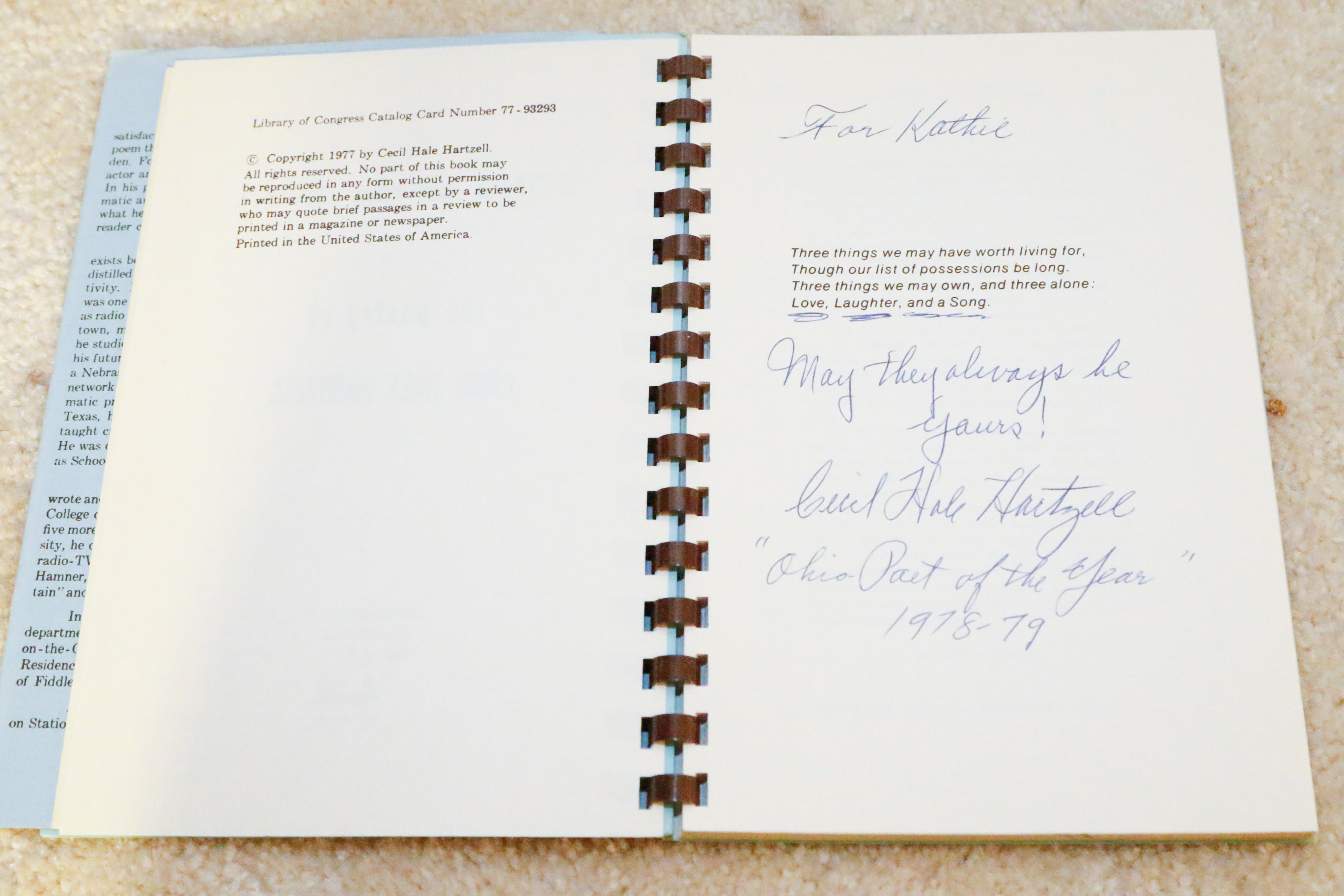 Book Collection: Language, Writing, & Poetry