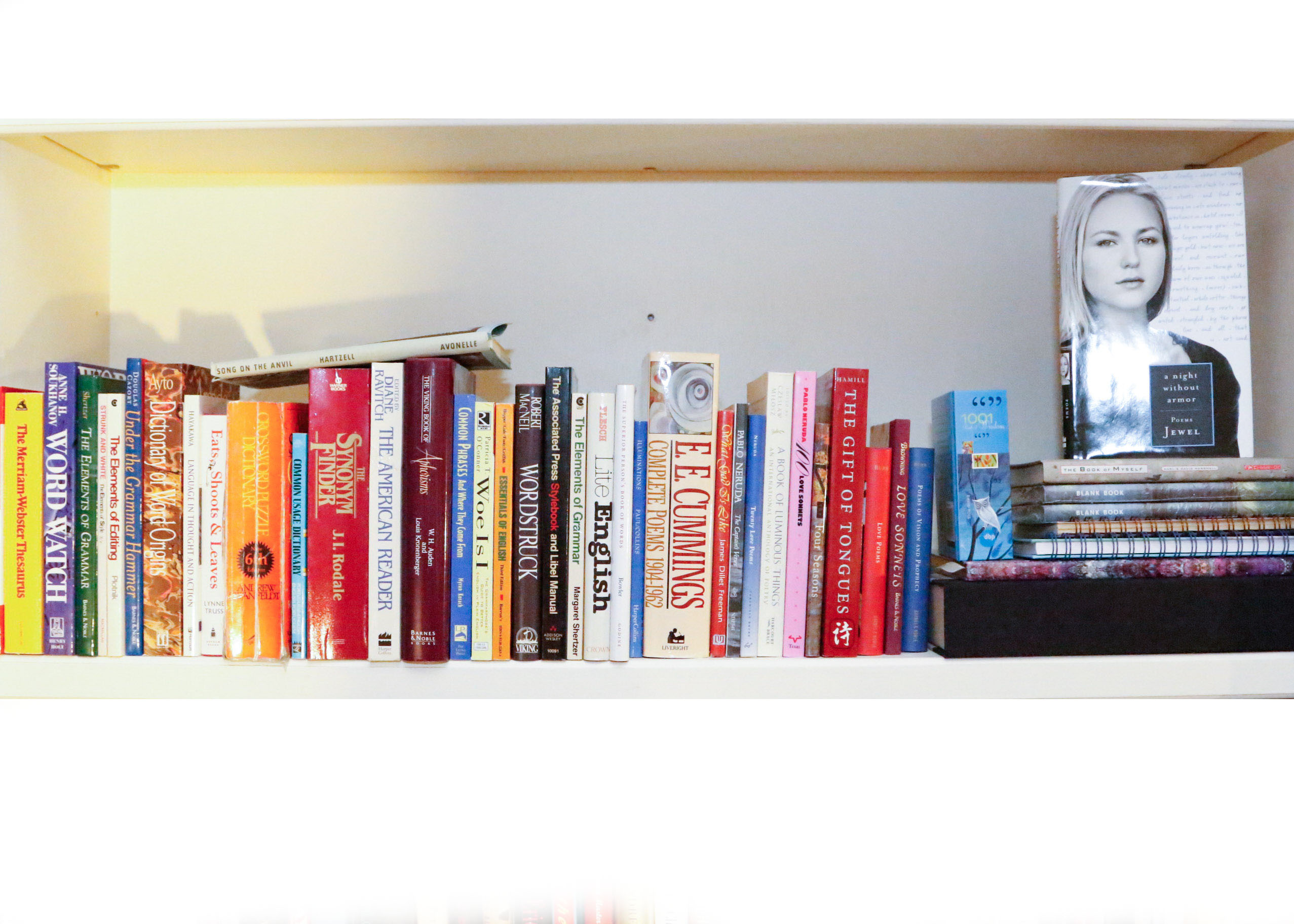 Book Collection: Language, Writing, & Poetry
