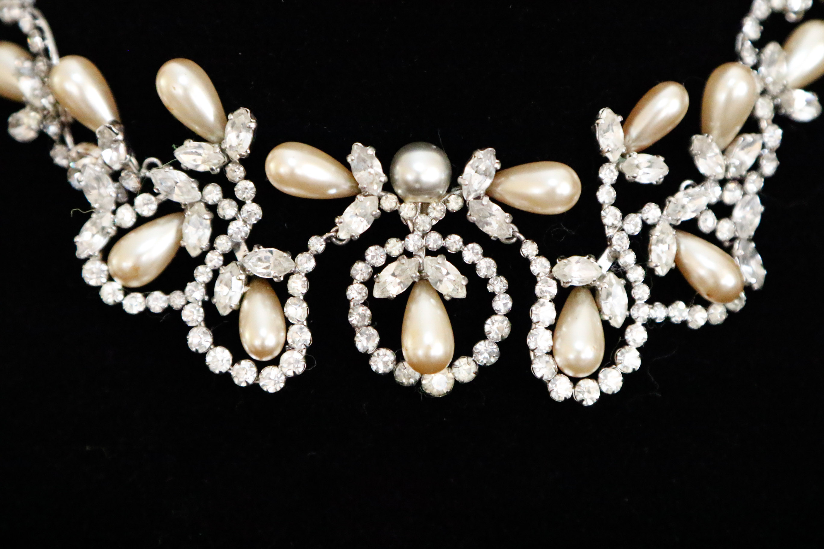 Vintage Estate Christian Dior Necklace with Earrings