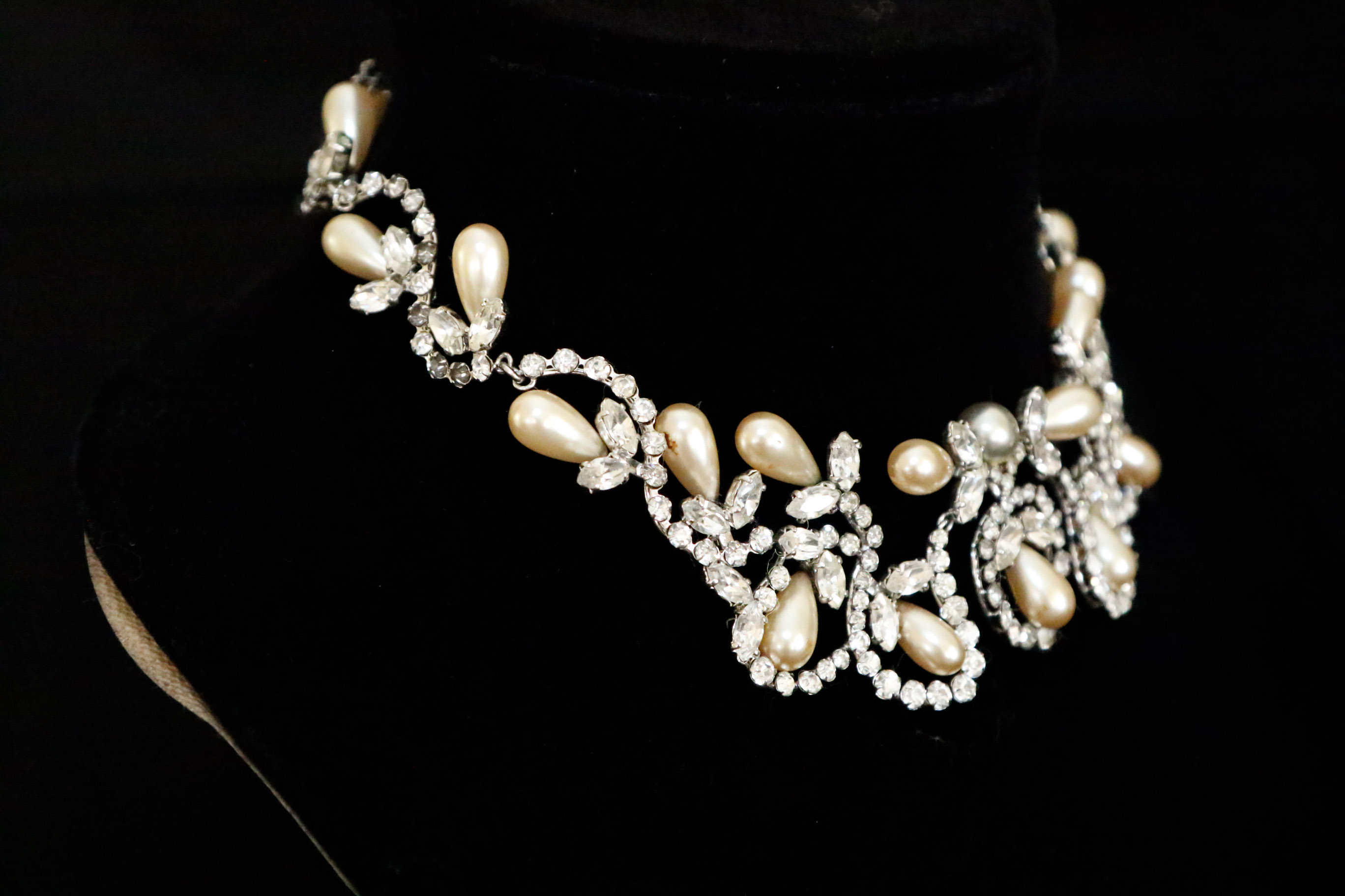 Vintage Estate Christian Dior Necklace with Earrings