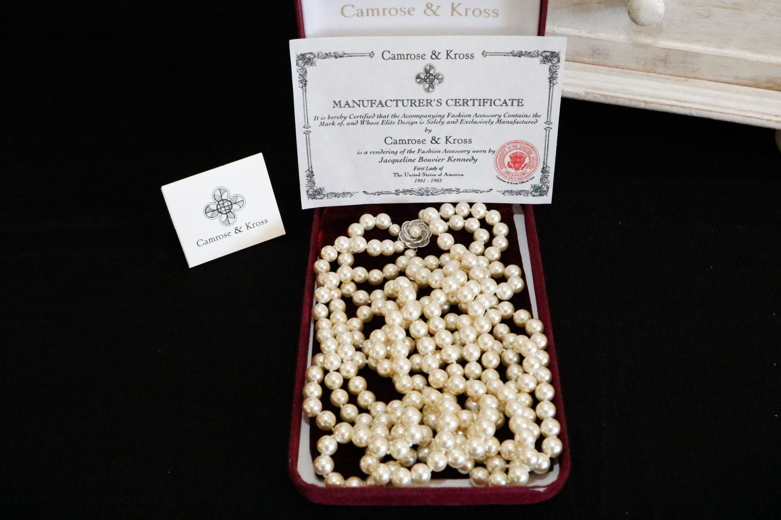 Jacqueline Kennedy Historic Jewelry Collection With Storage Box