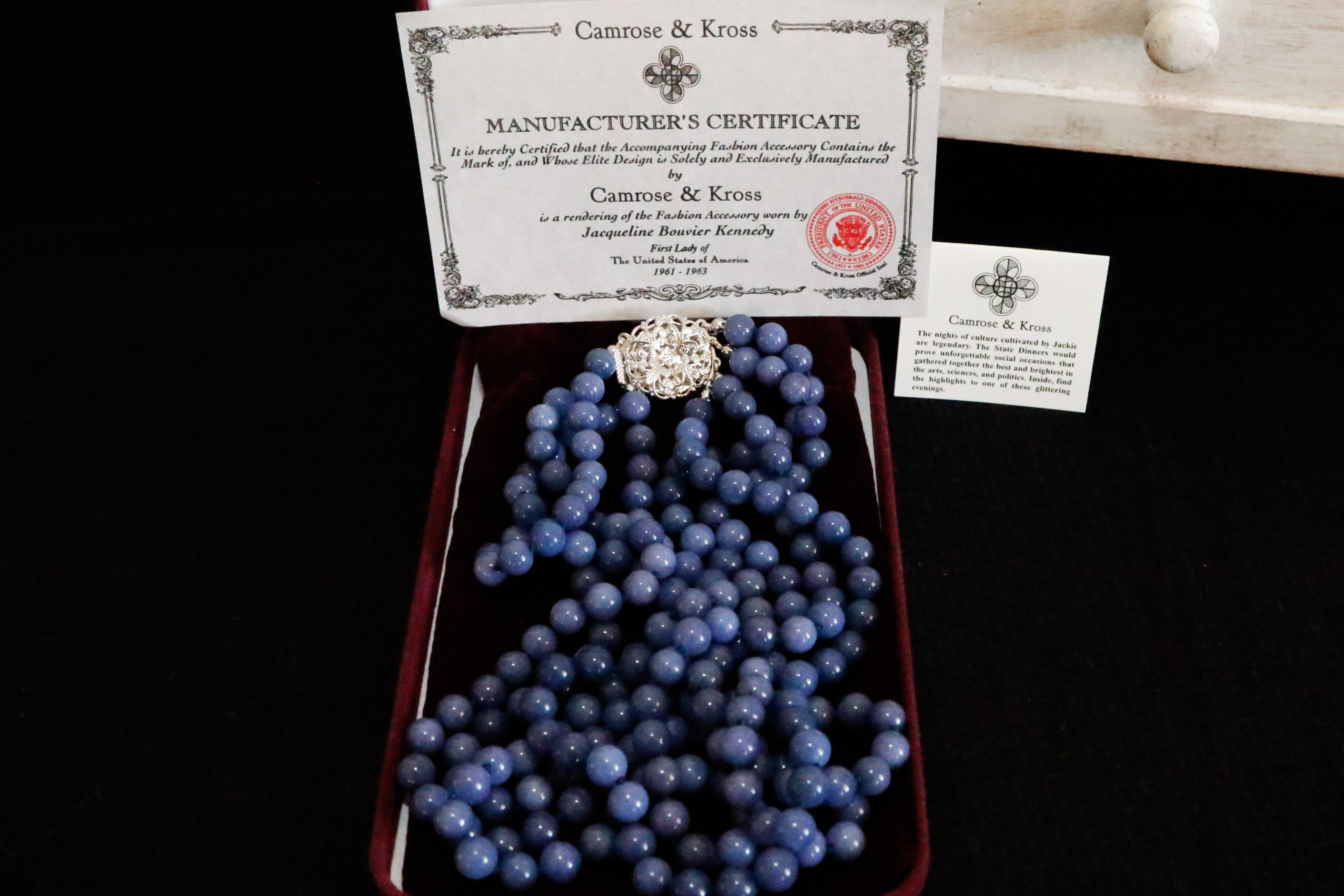 Jacqueline Kennedy Historic Jewelry Collection With Storage Box