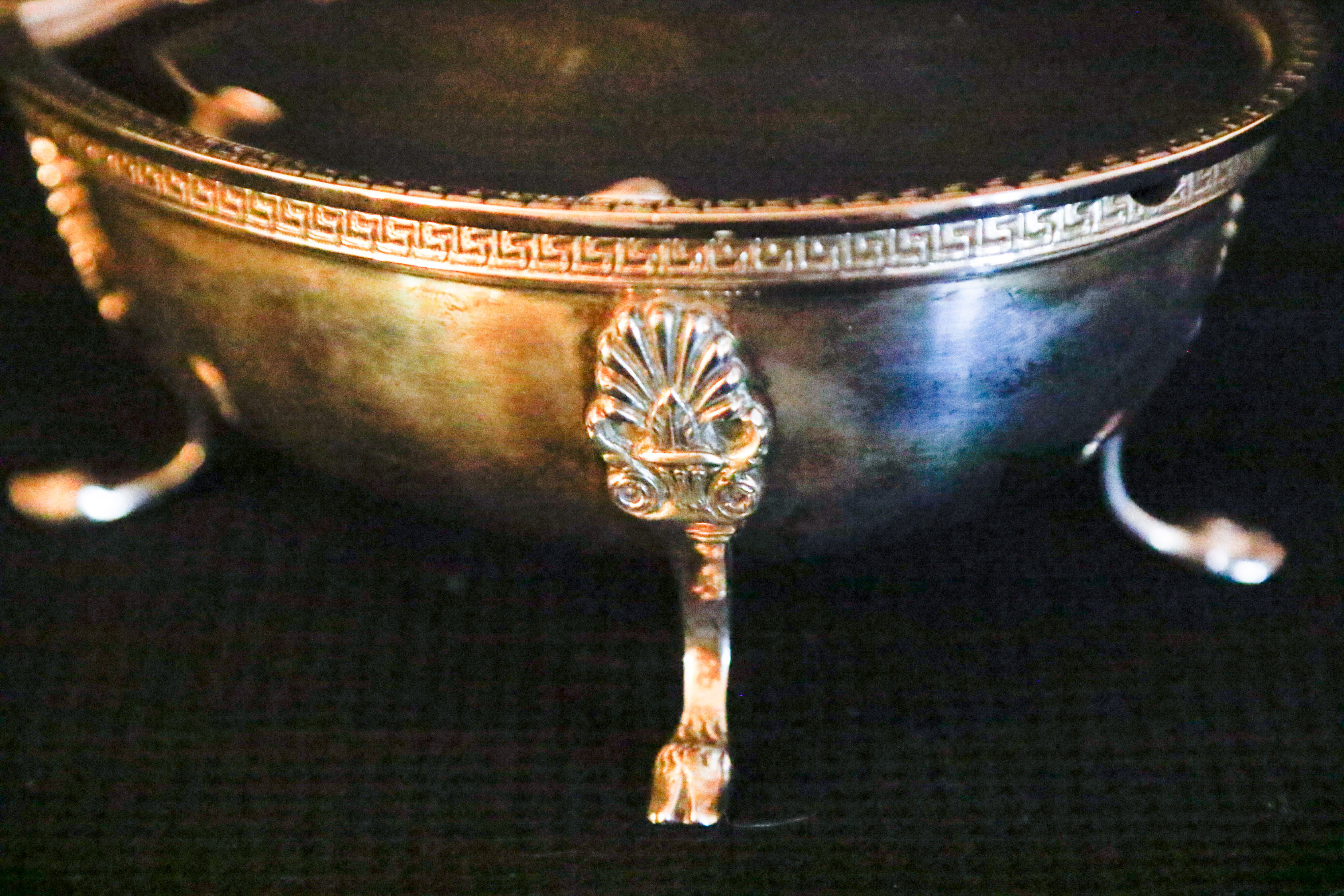 800 Silver Footed Sugar with Hinged Lid