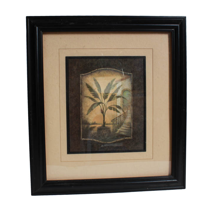 Pair of Framed Lithographs by Ruana Manning