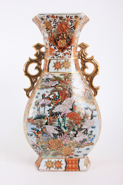 Pair of Chinese-Style Ceramic Vases