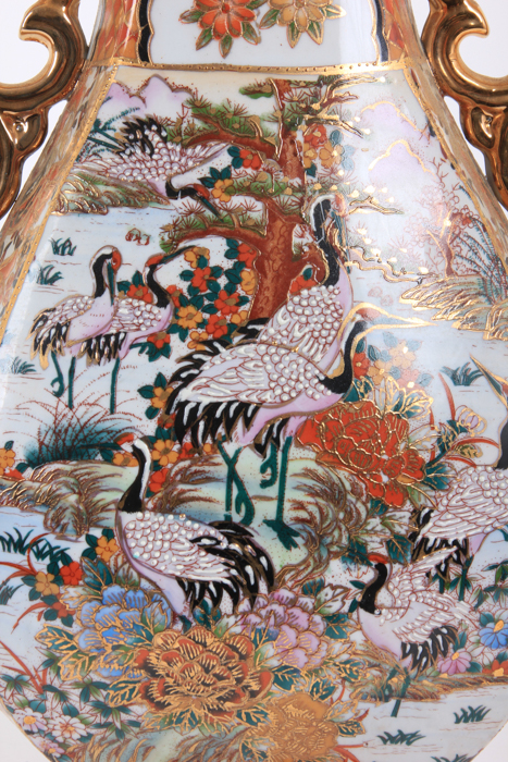 Pair of Chinese-Style Ceramic Vases