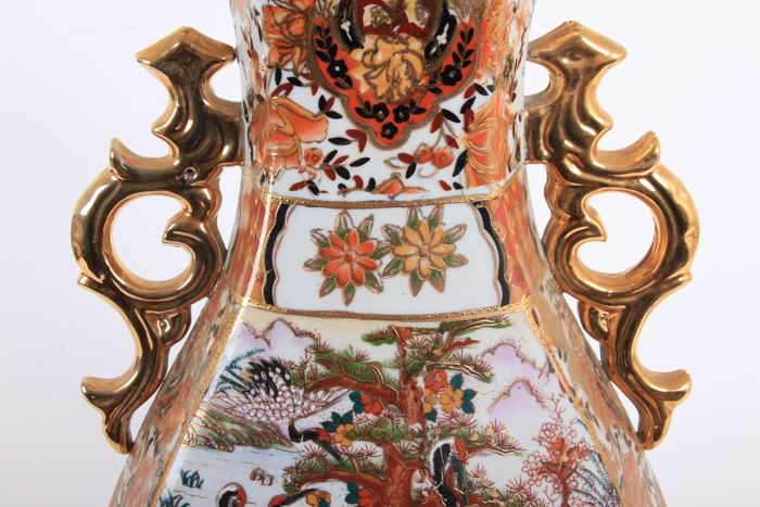 Pair of Chinese-Style Ceramic Vases