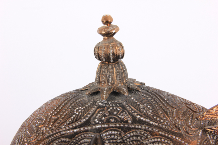 Bronze Southeast Asian Horse-Drawn Carriage Figurines