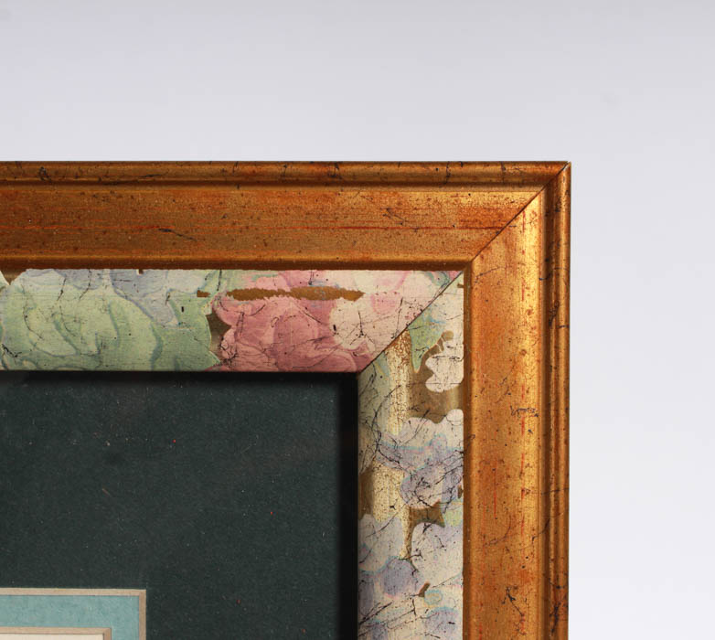 Collection of Floral and girl Lithographs