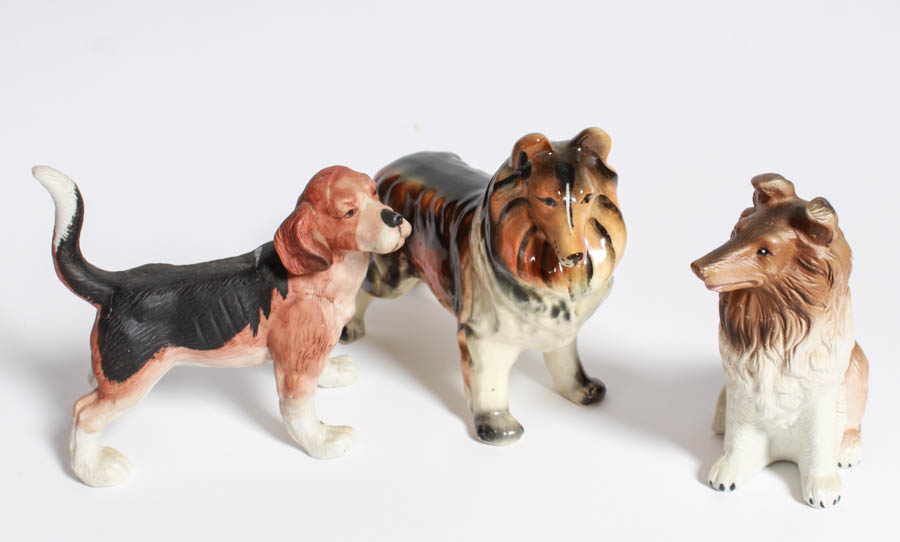Collection of Dog Figurines