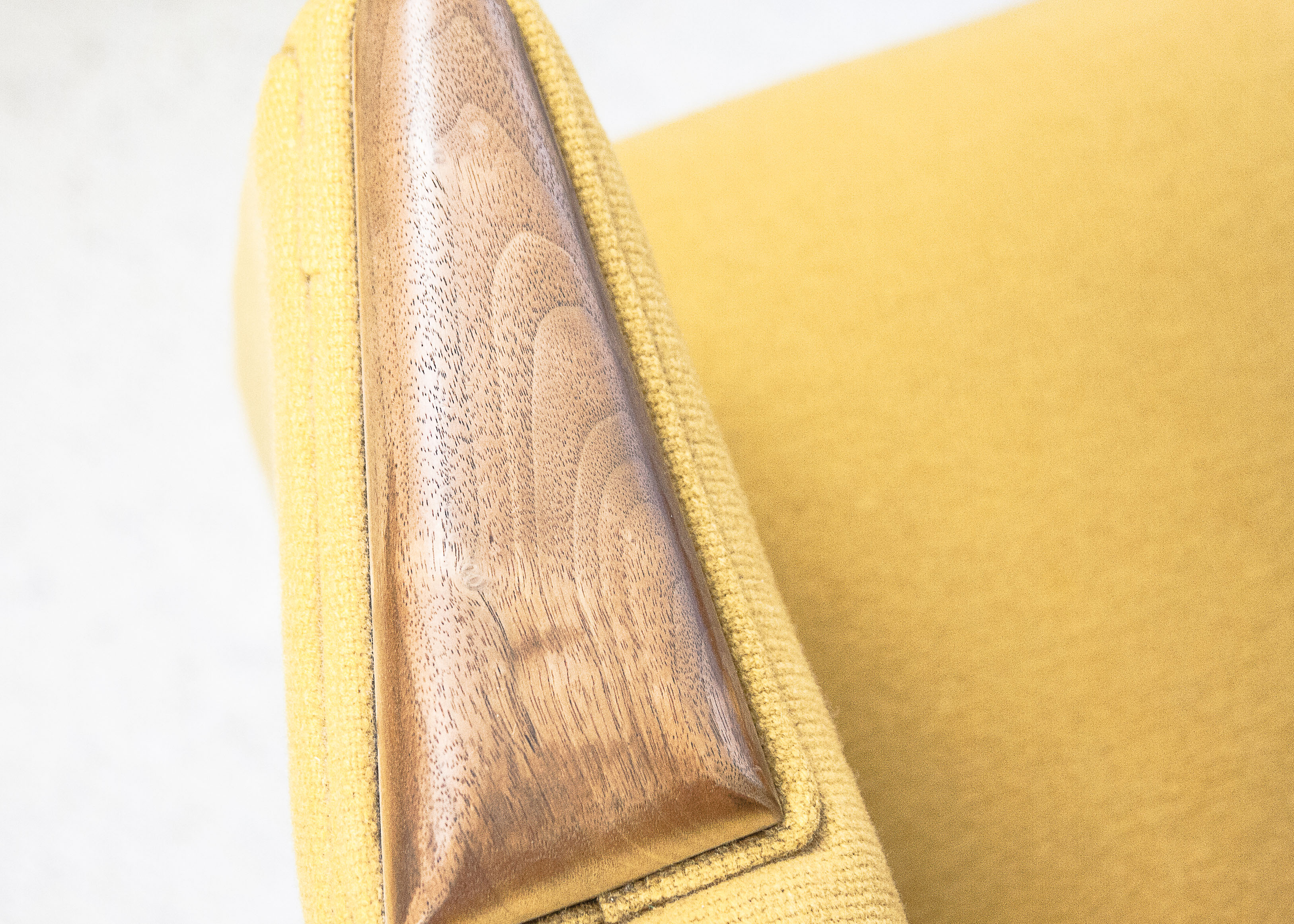 Mid Century Modern Armchair with Ottoman