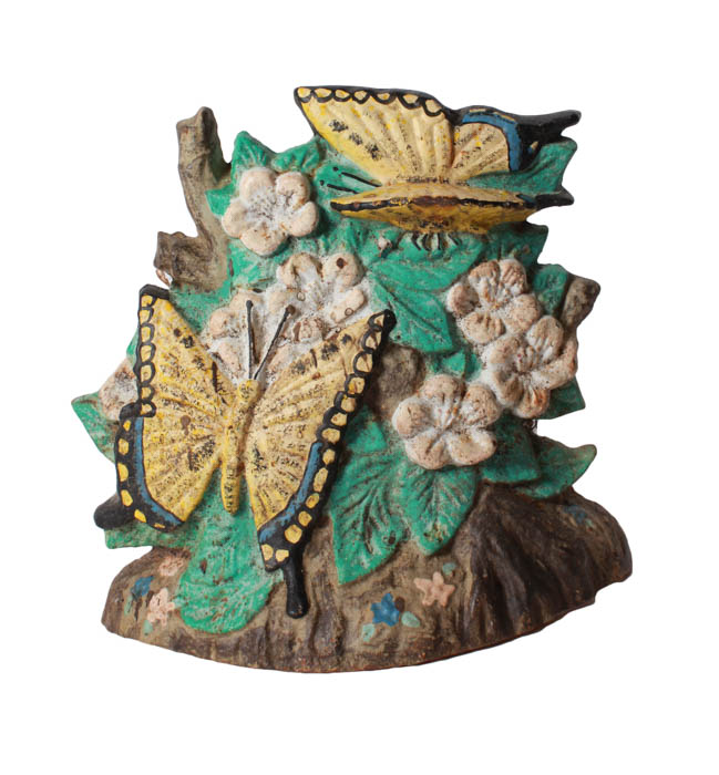 Butterfly and Bug Cast Iron Door Stops