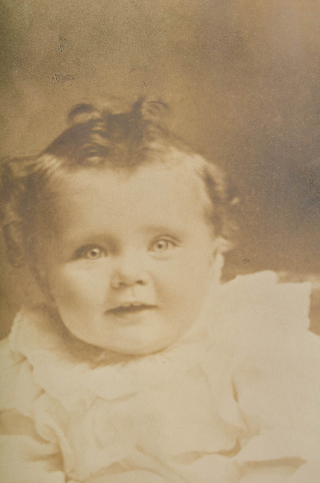 Framed Antique Baby Photograph