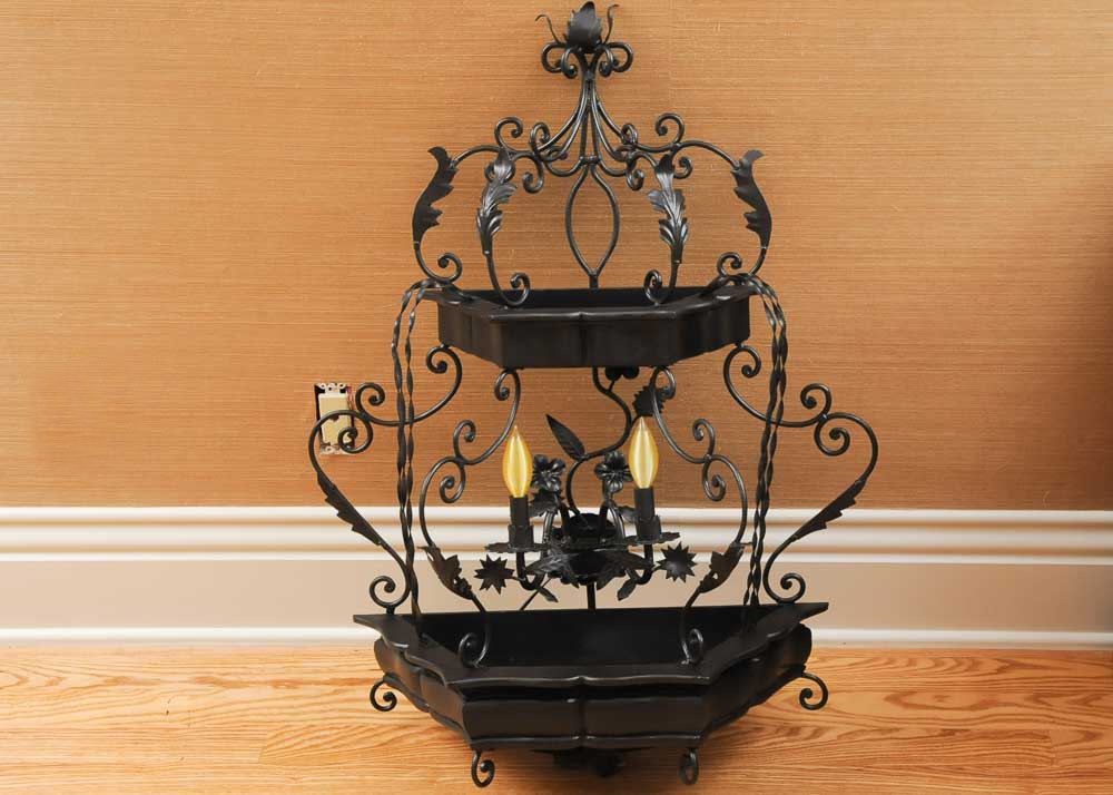 Ornate Metal Light Fixture