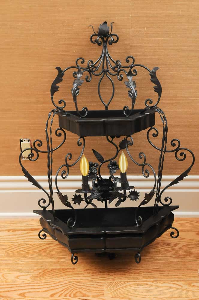 Ornate Metal Light Fixture