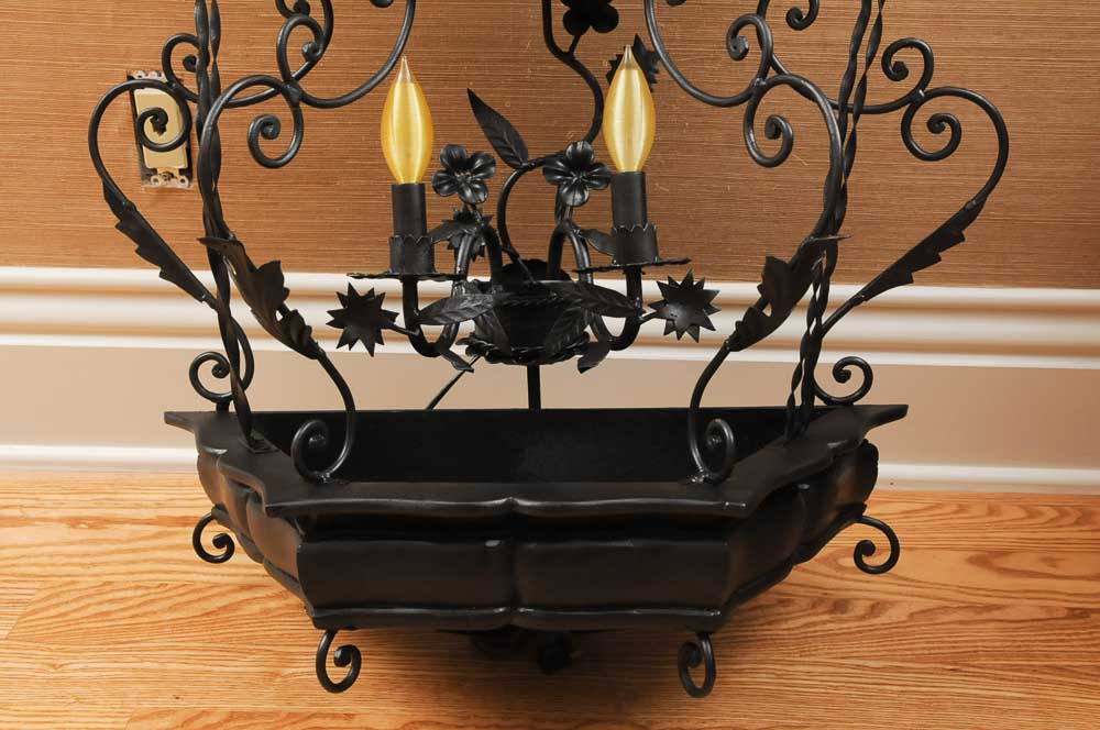 Ornate Metal Light Fixture