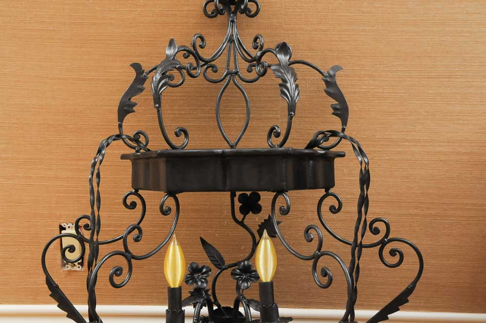 Ornate Metal Light Fixture