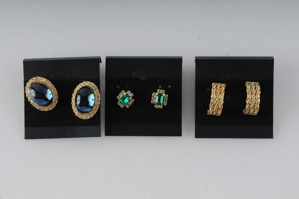 18K Electroplated Brass Earring Set