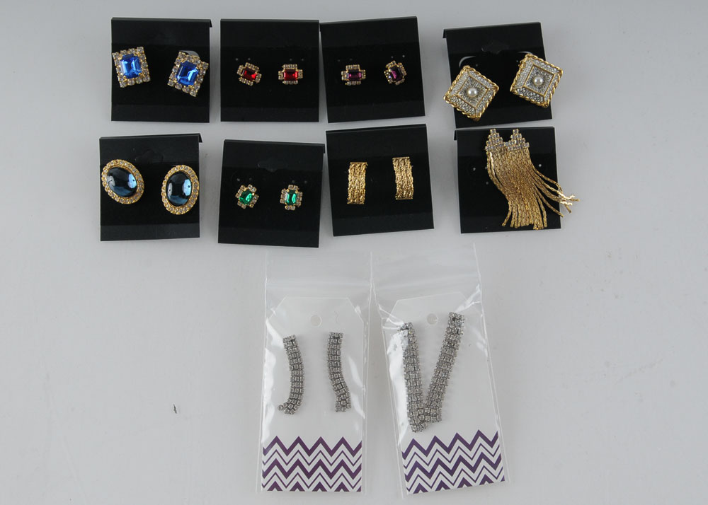 18K Electroplated Brass Earring Set