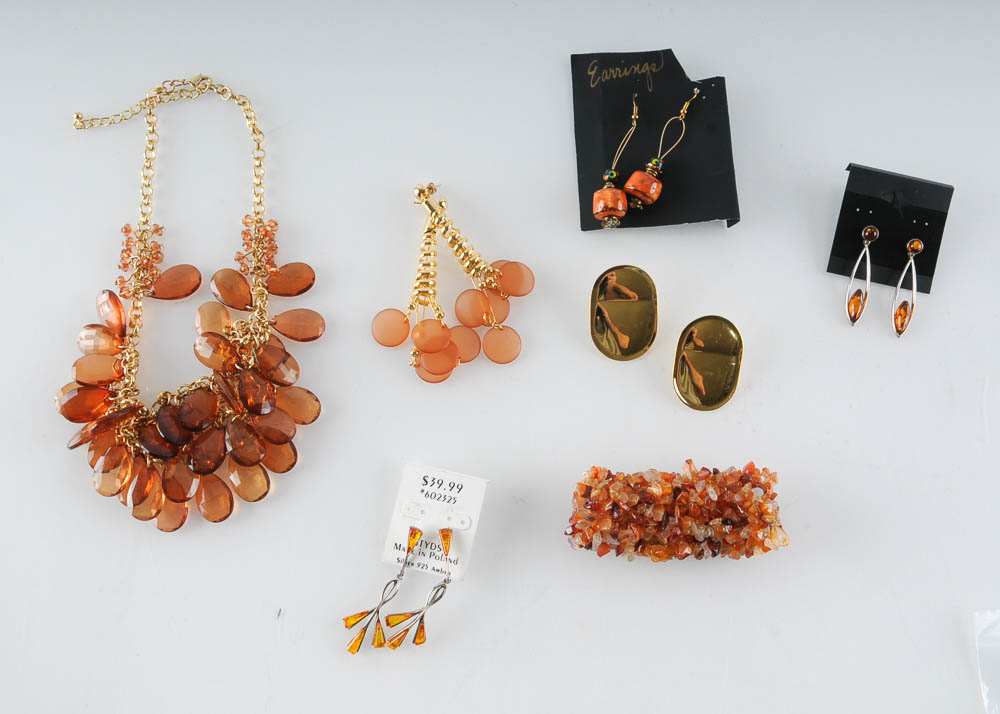 Collection Of Sterling Silver And Fashion Jewelry