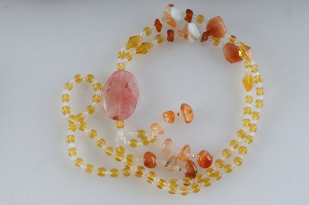 Vibrant Pink and Red Costume Jewelry