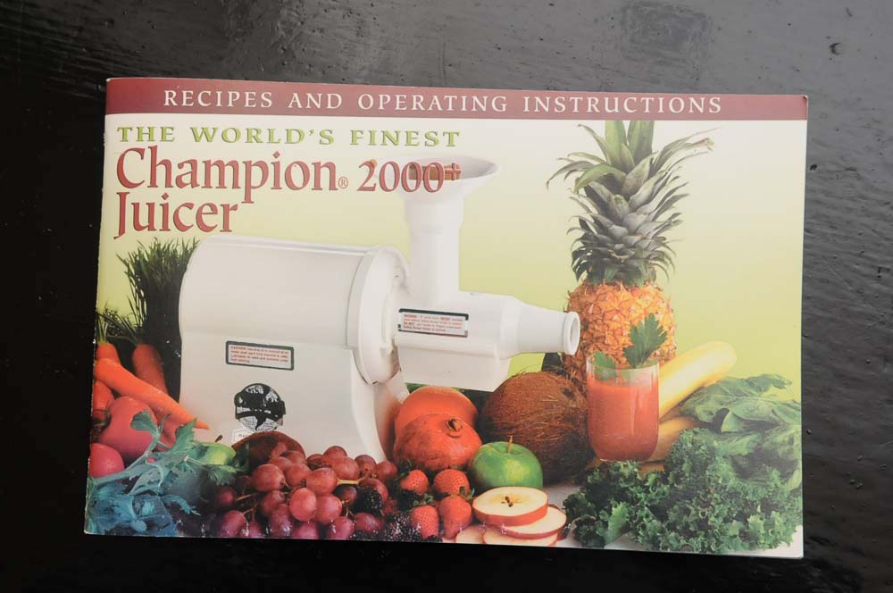 Champion Juicing Machine and Attachments
