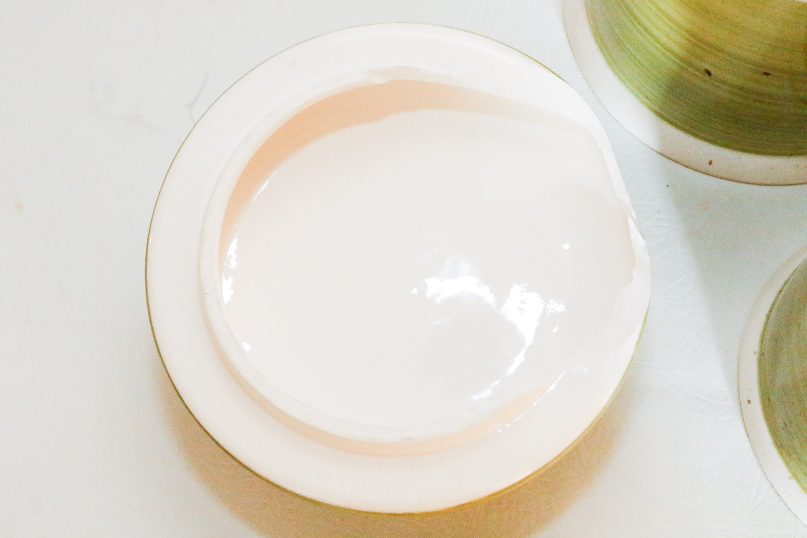 Hand Painted Canister Set with Majolica Vegetable Lids