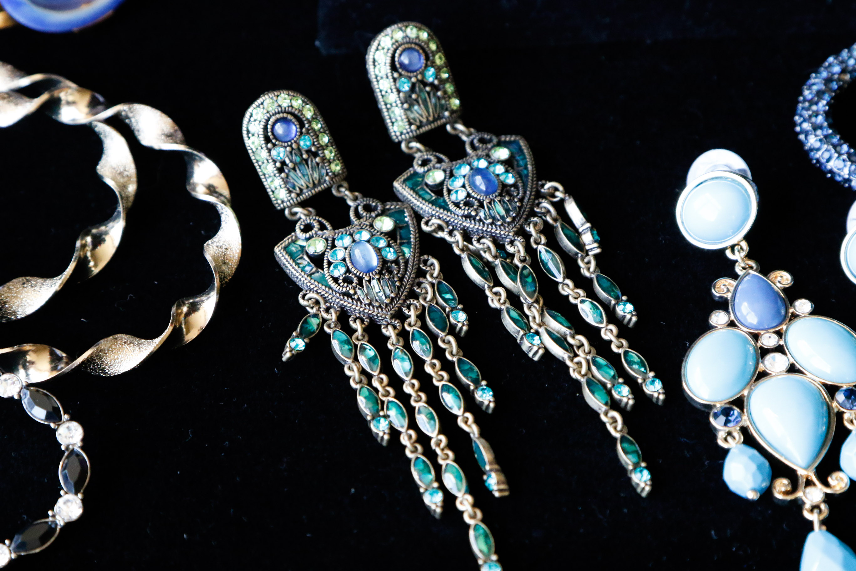 Collection of Colorful Contemporary Fashion Jewelry