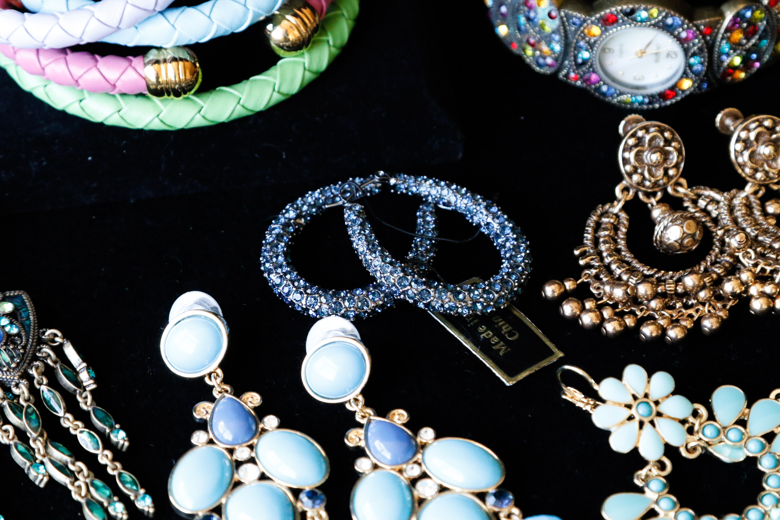 Collection of Colorful Contemporary Fashion Jewelry