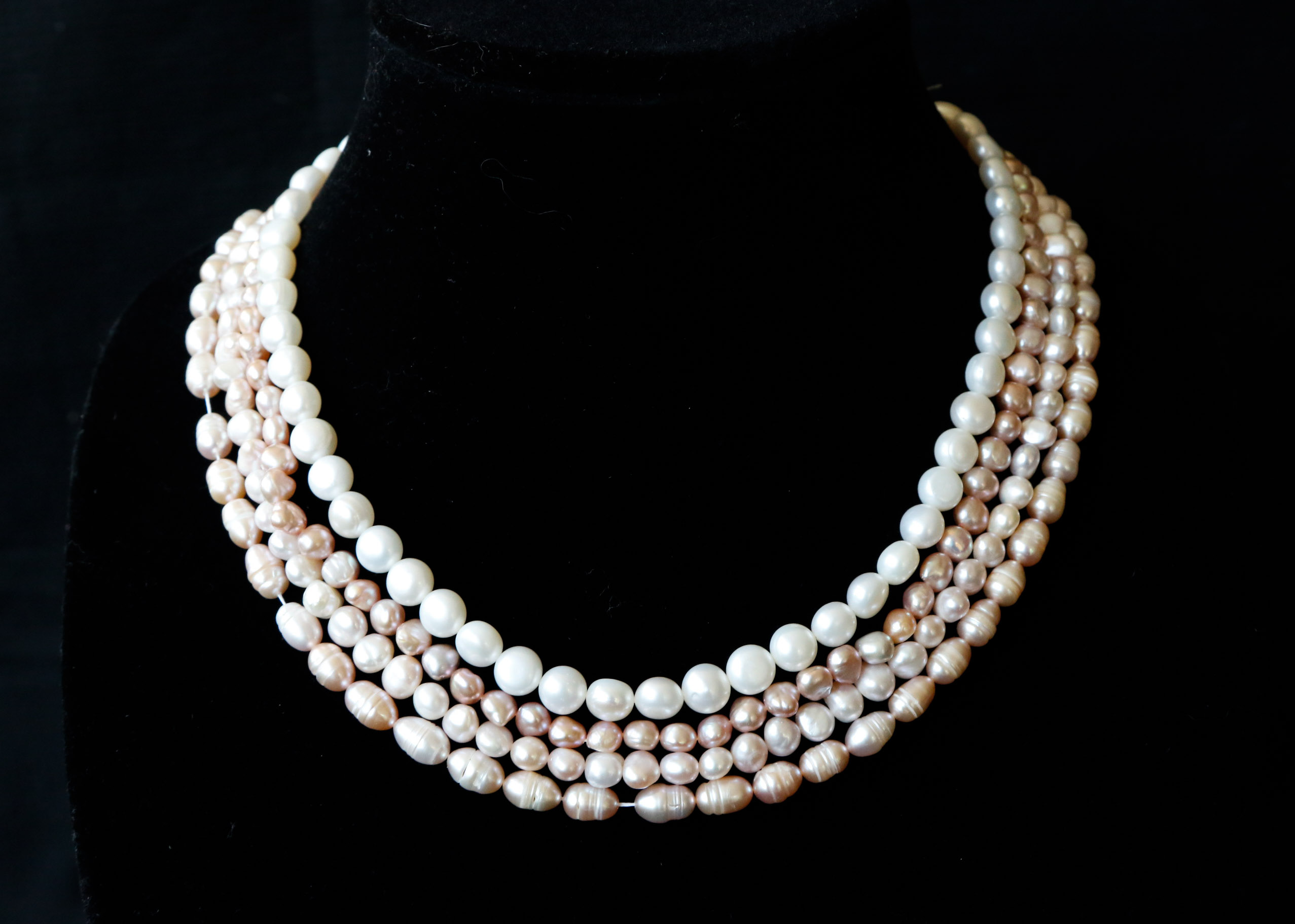 Strands of Fresh Water Pearls on String