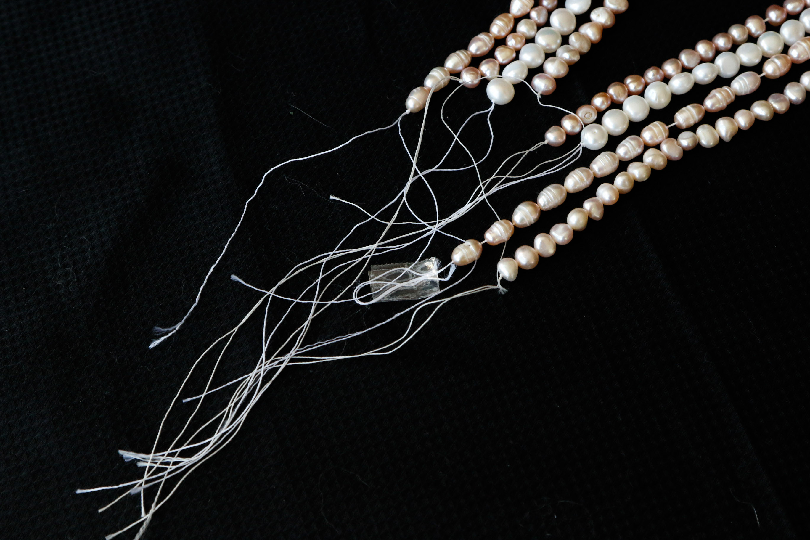 Strands of Fresh Water Pearls on String