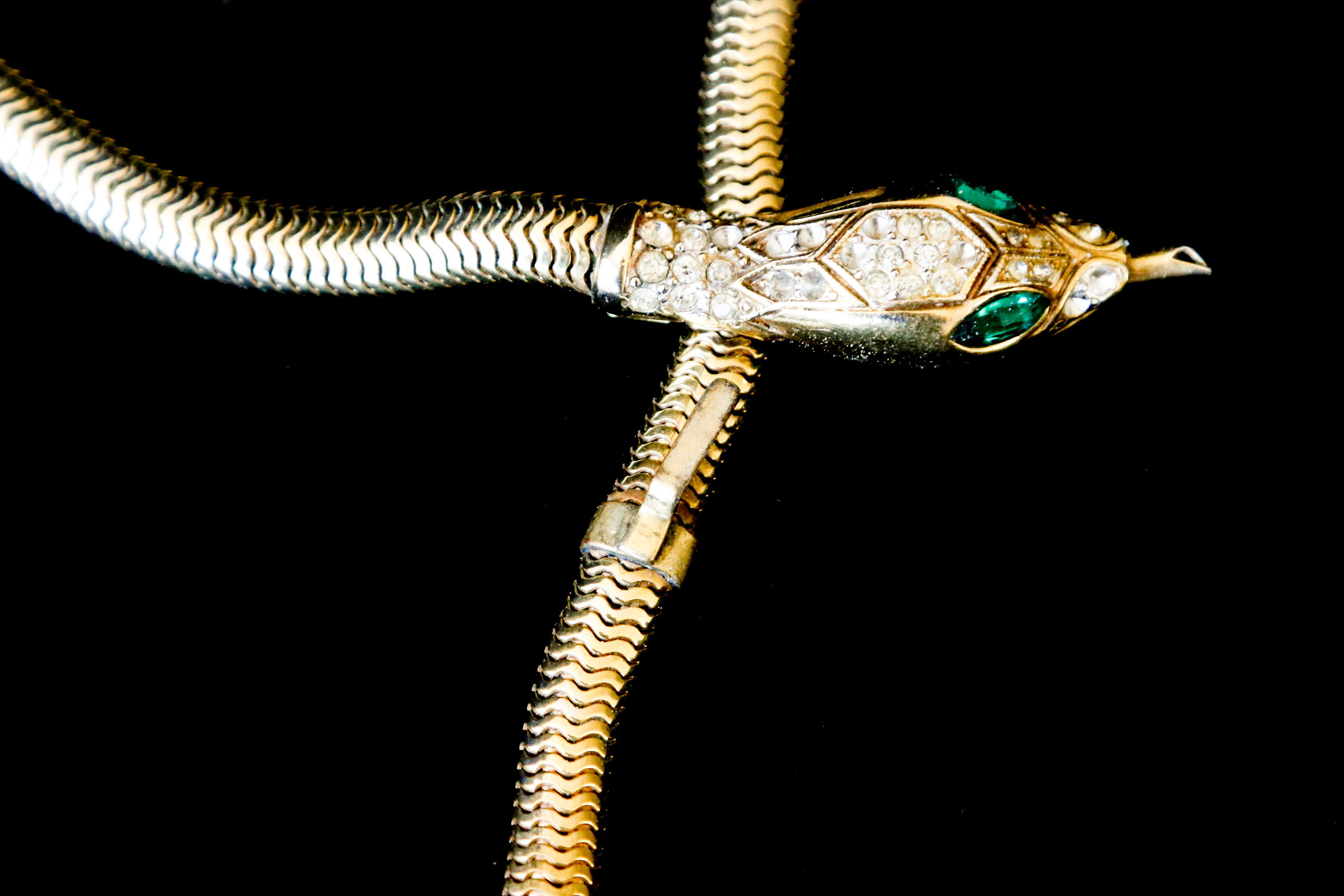 Coro Serpent Necklace with Earrings