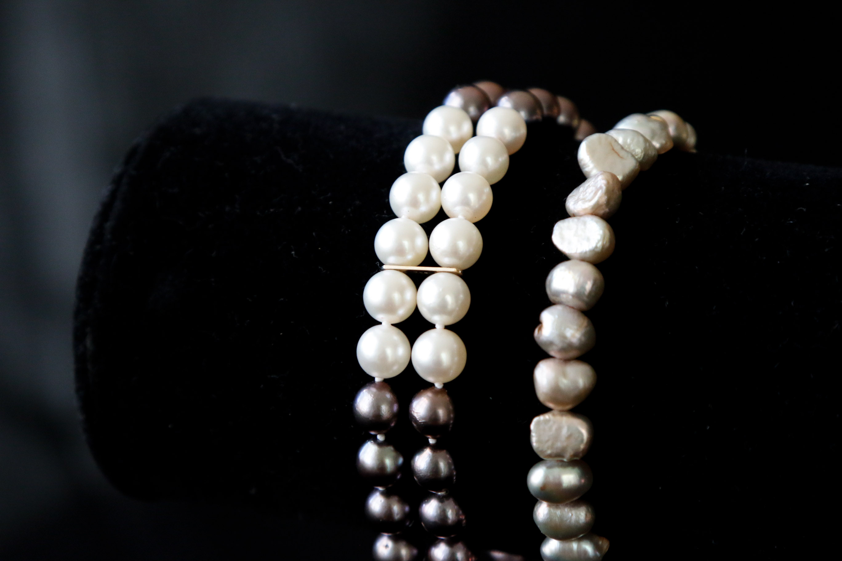 Two Freshwater Pearl Bracelets