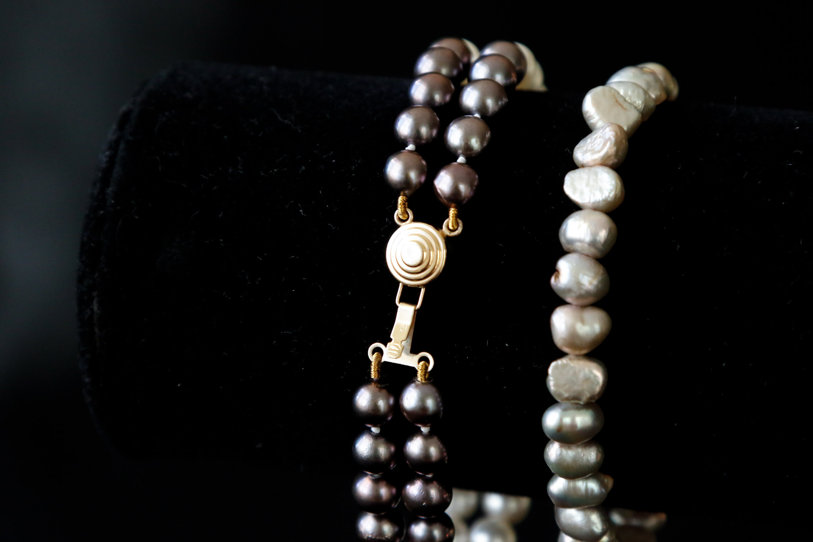 Two Freshwater Pearl Bracelets