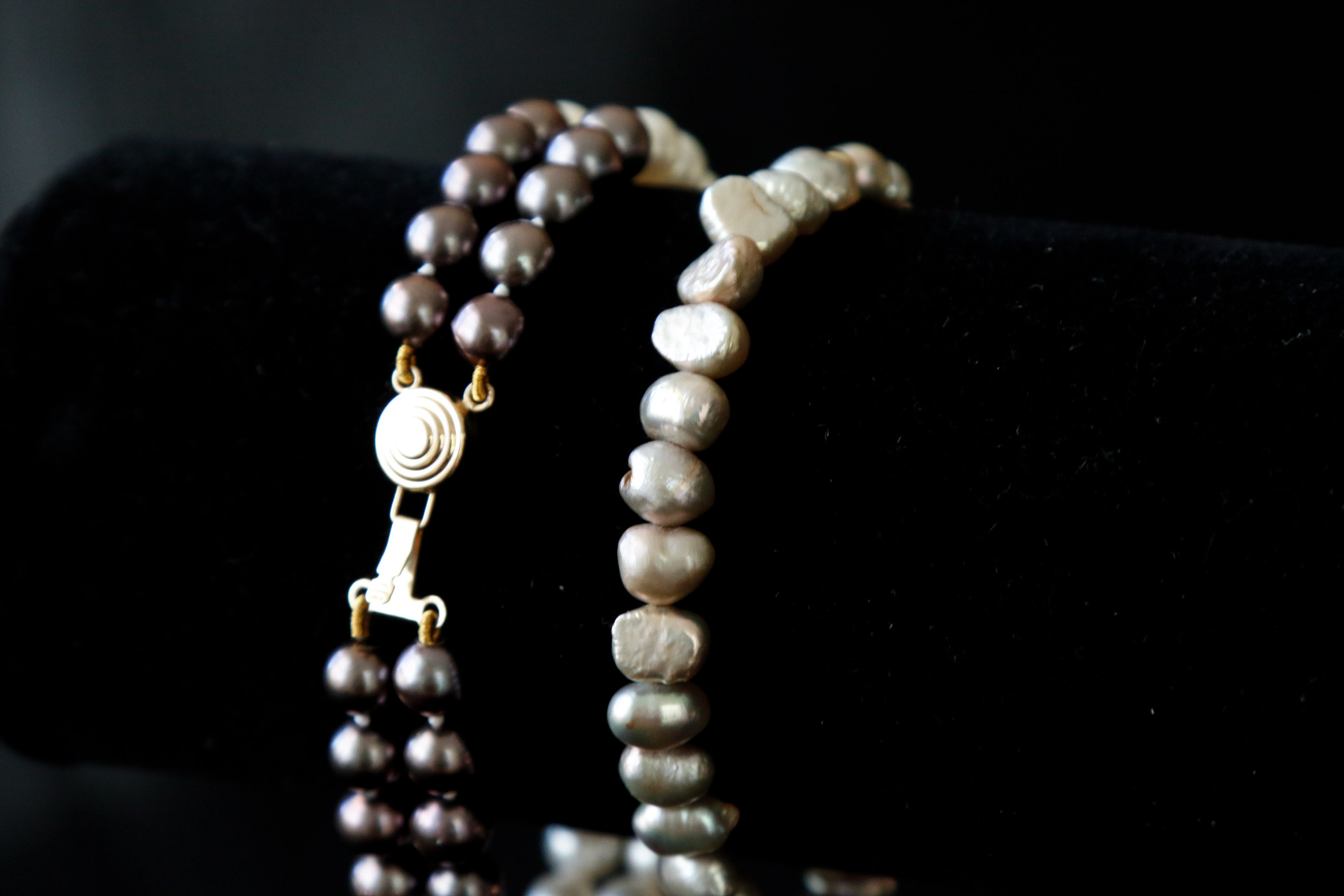 Two Freshwater Pearl Bracelets