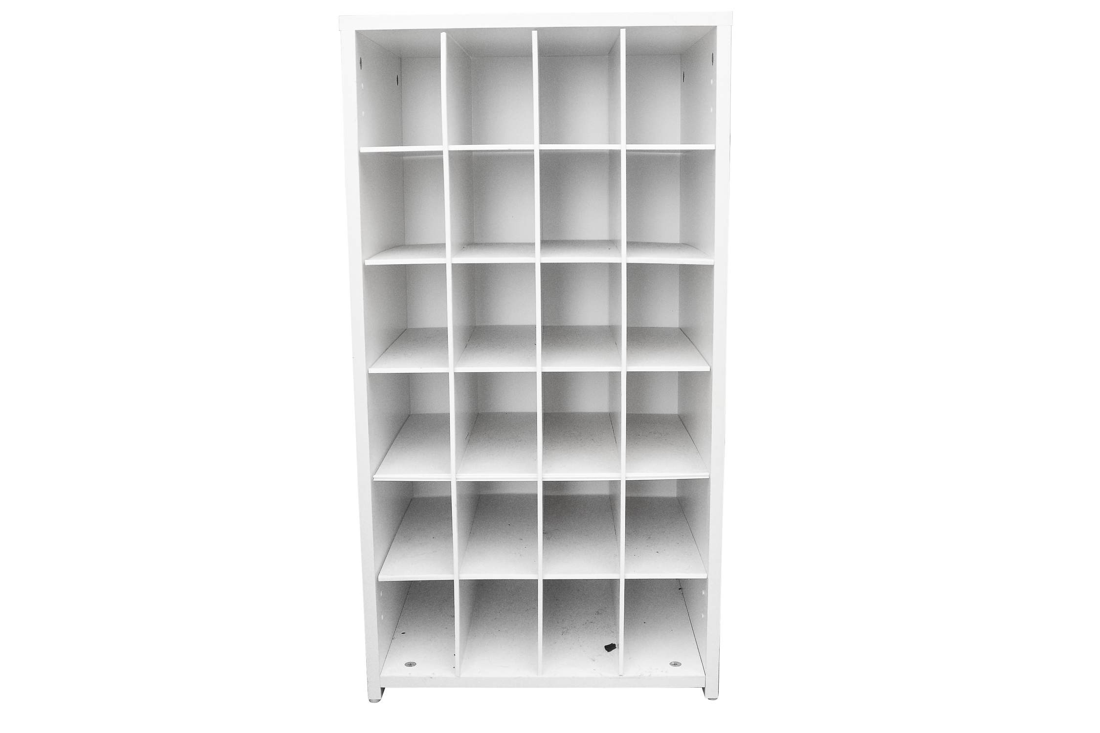 White Cubby Shelf