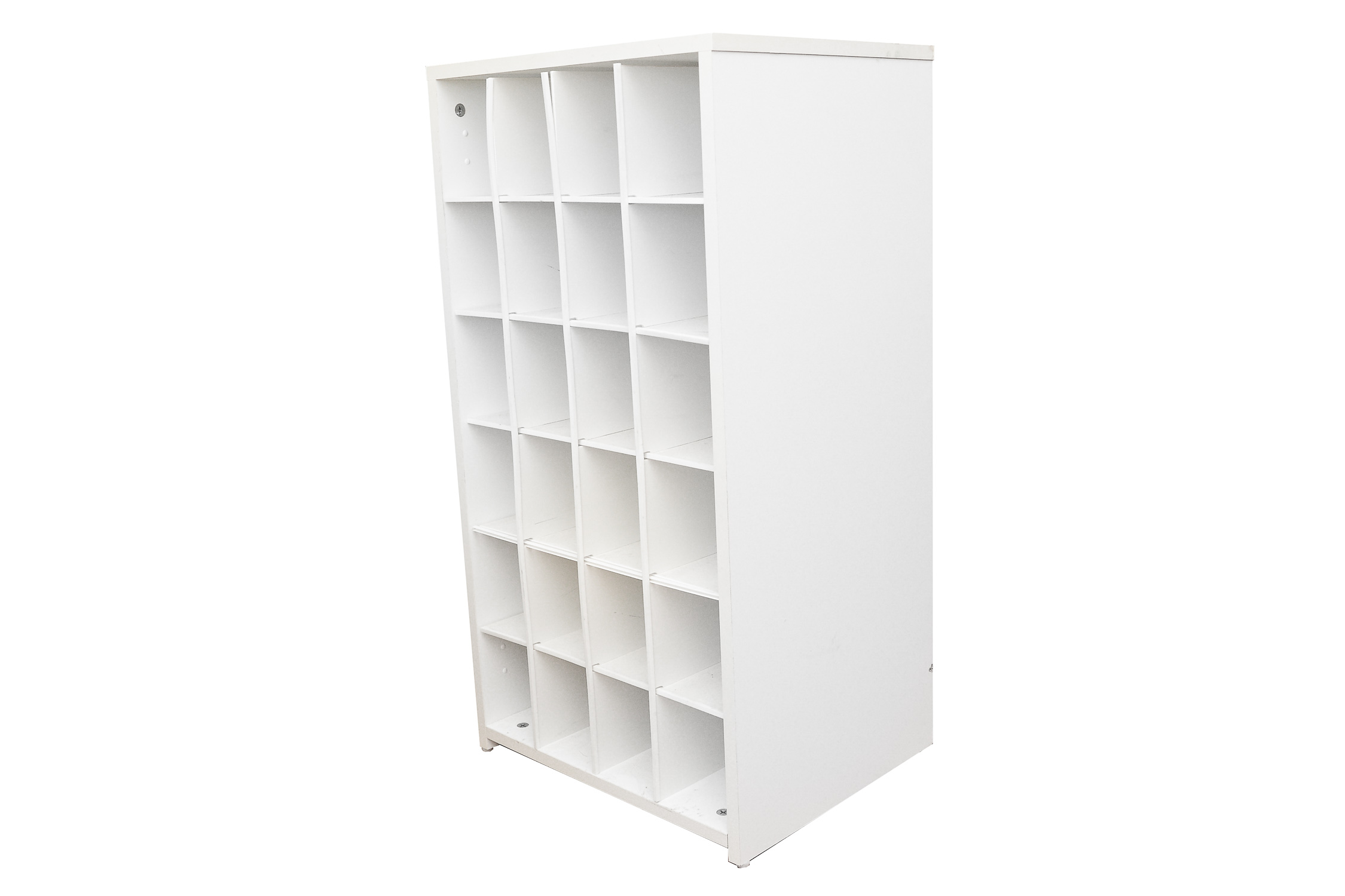 White Cubby Shelf