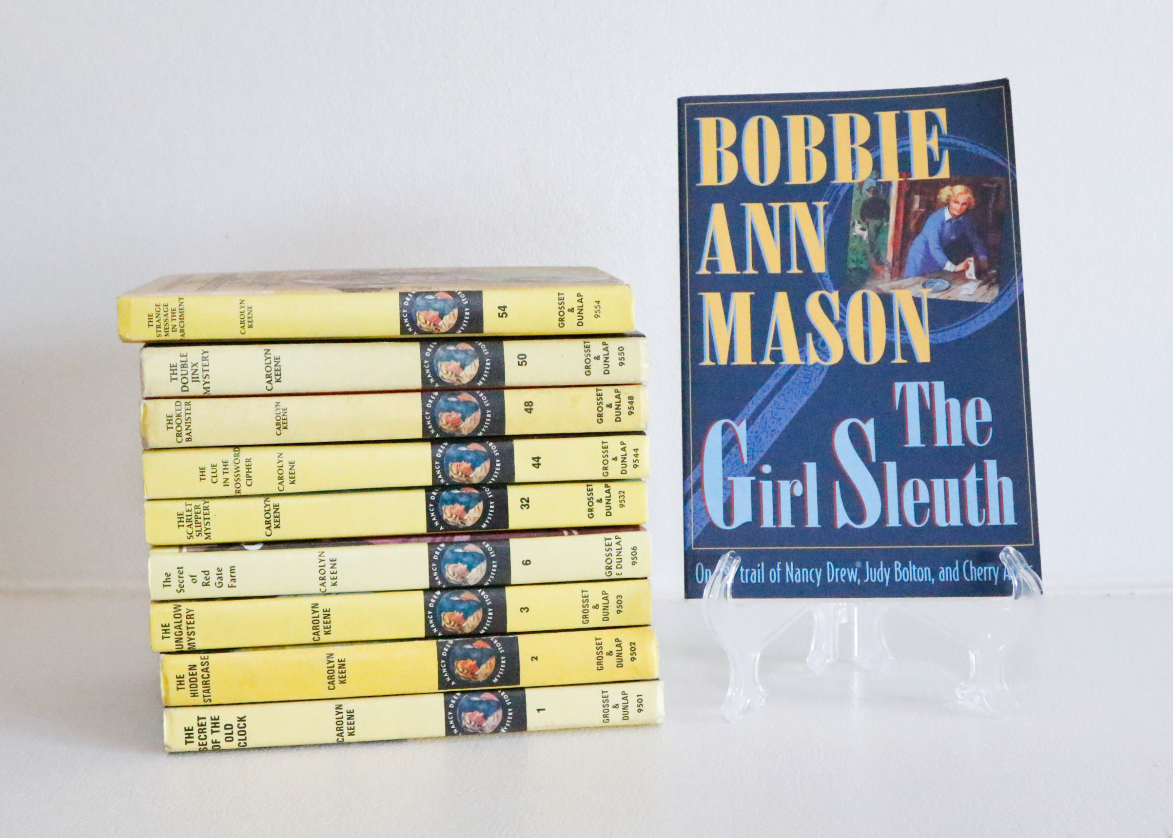 Signed Copy of "The Girl Sleuth" and 9 Nancy Drew Books