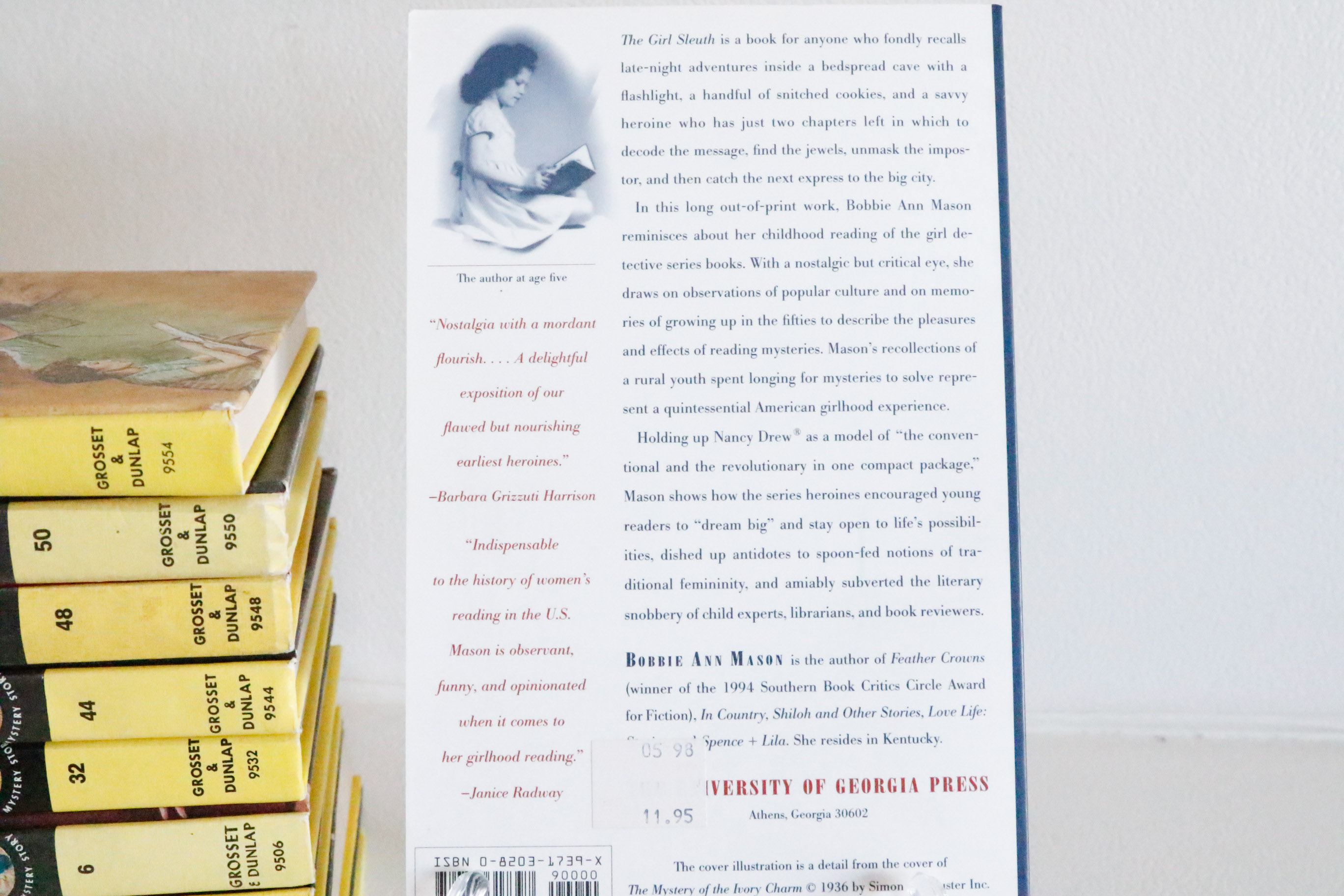 Signed Copy of "The Girl Sleuth" and 9 Nancy Drew Books