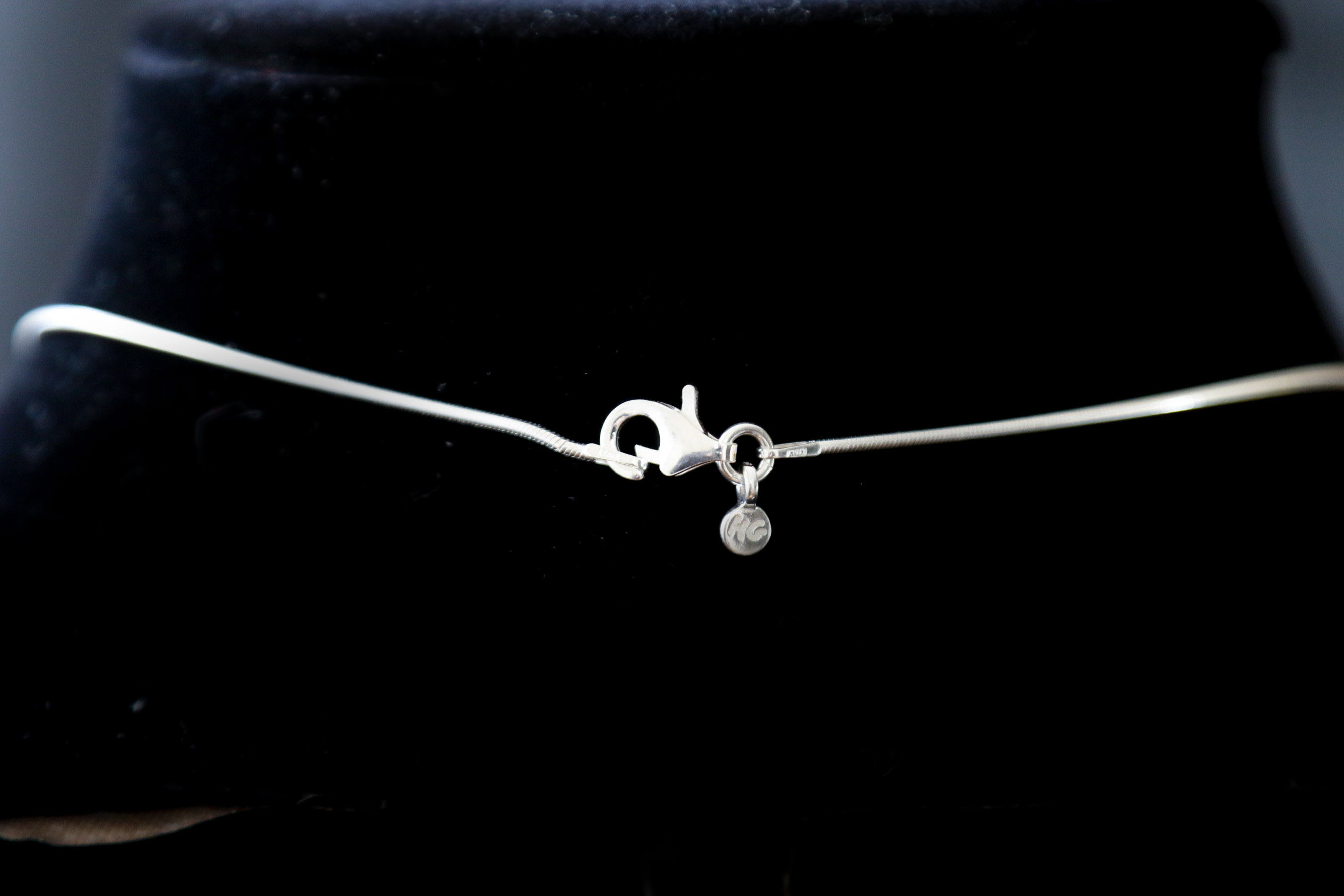 Hagit's 925 Sterling Silver Garnet Heart Pendant