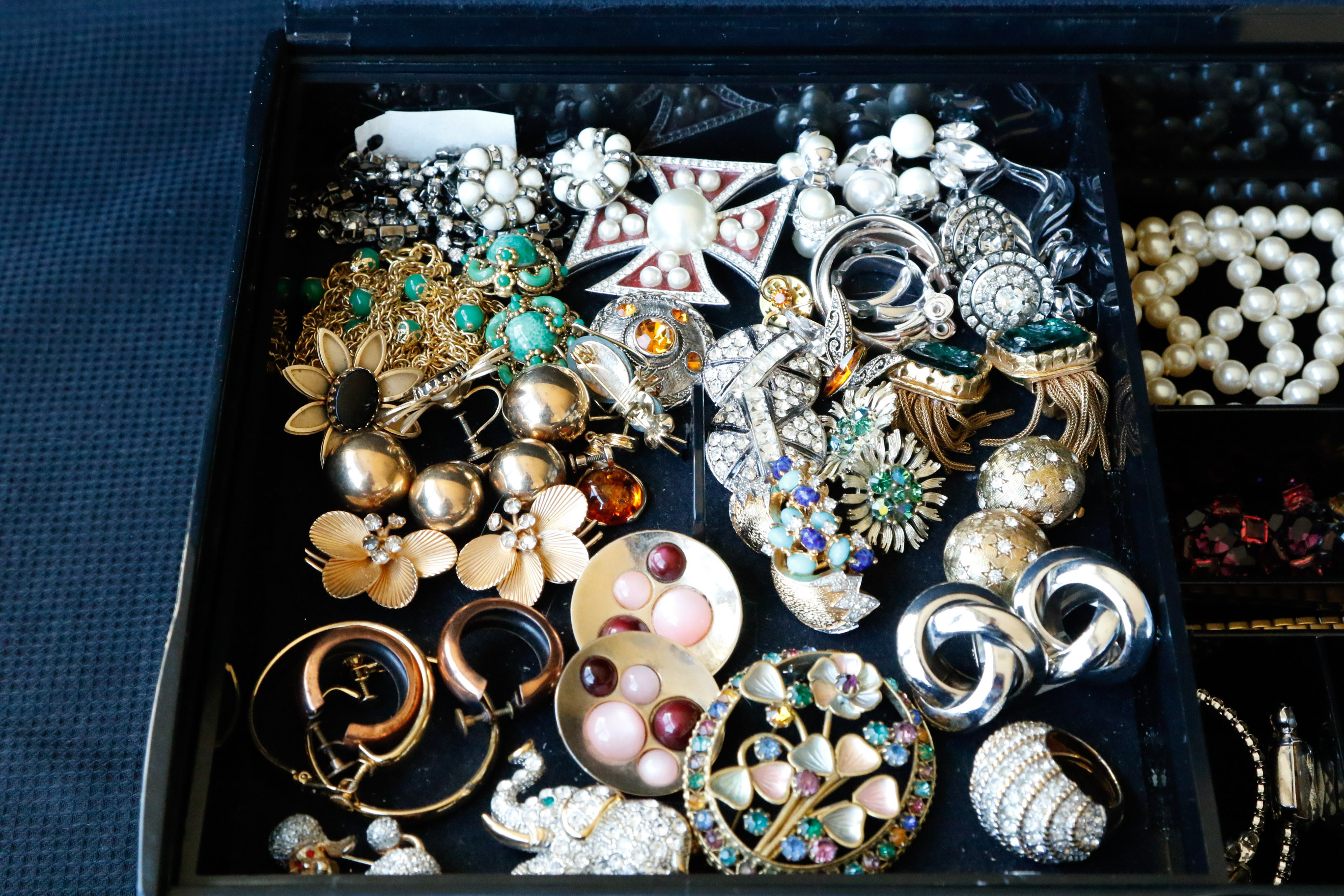 Generous and Stunning Collection of Vintage Costume Jewelry