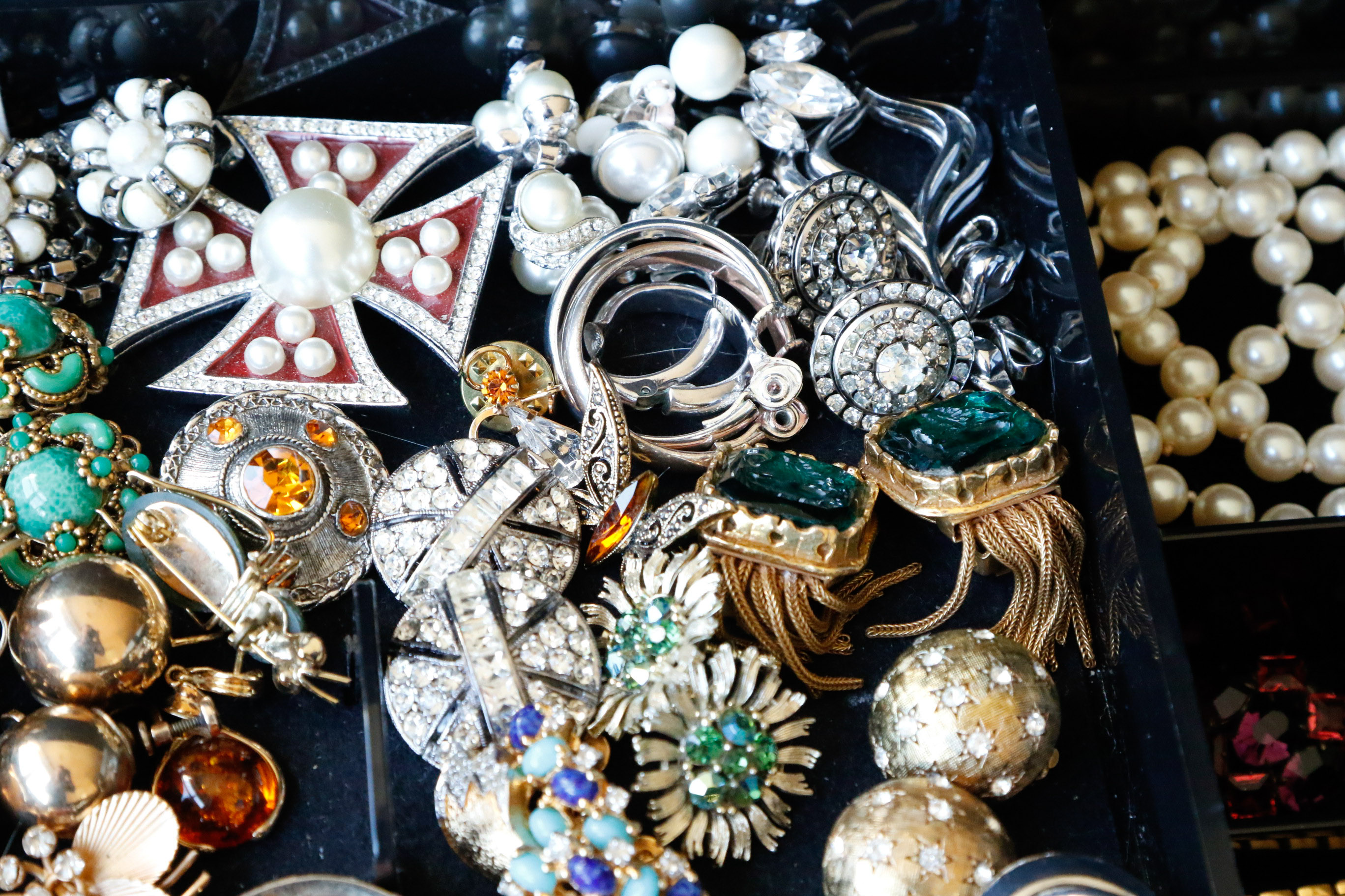 Generous and Stunning Collection of Vintage Costume Jewelry
