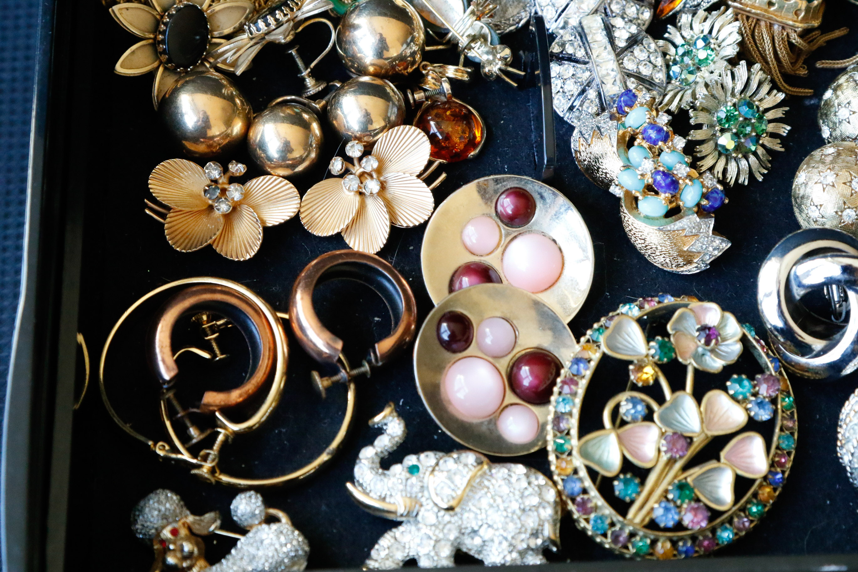 Generous and Stunning Collection of Vintage Costume Jewelry