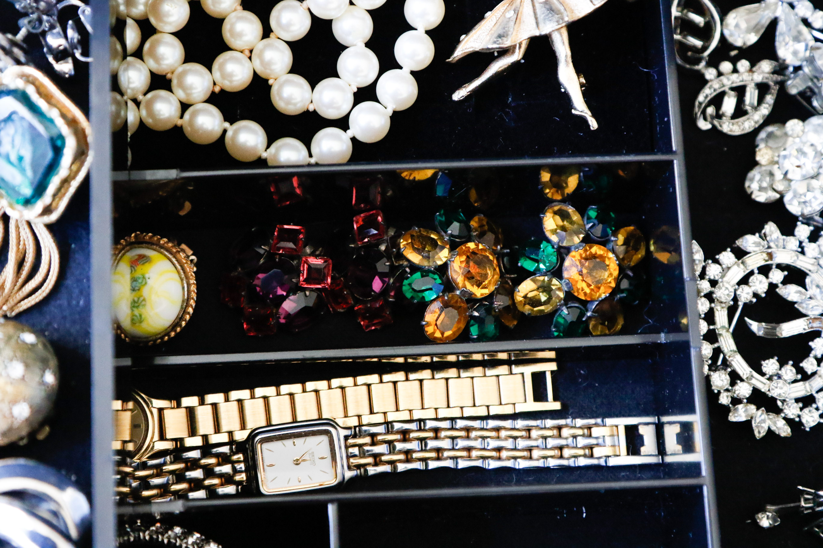 Generous and Stunning Collection of Vintage Costume Jewelry