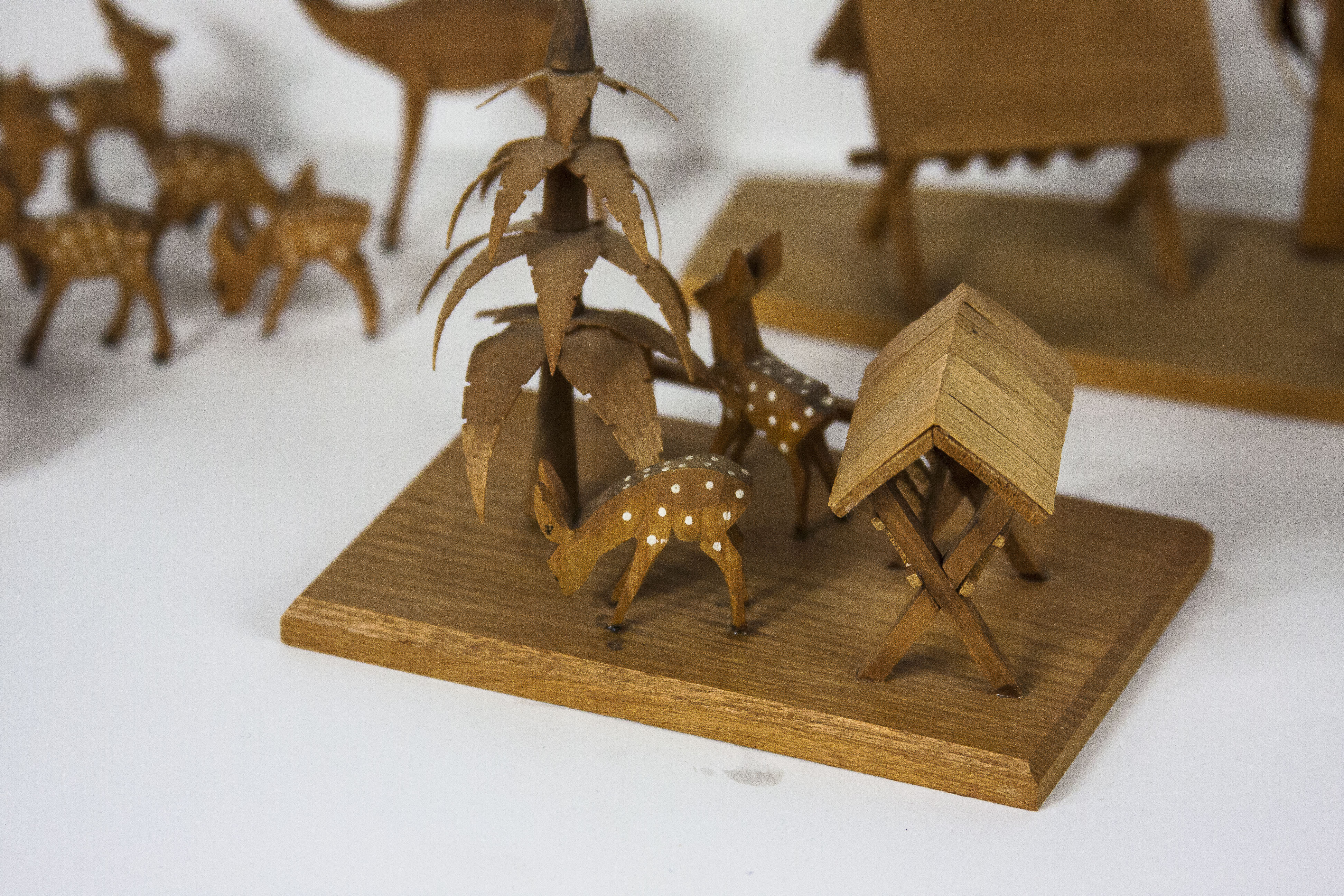 Handcrafted German Woodland Figurines