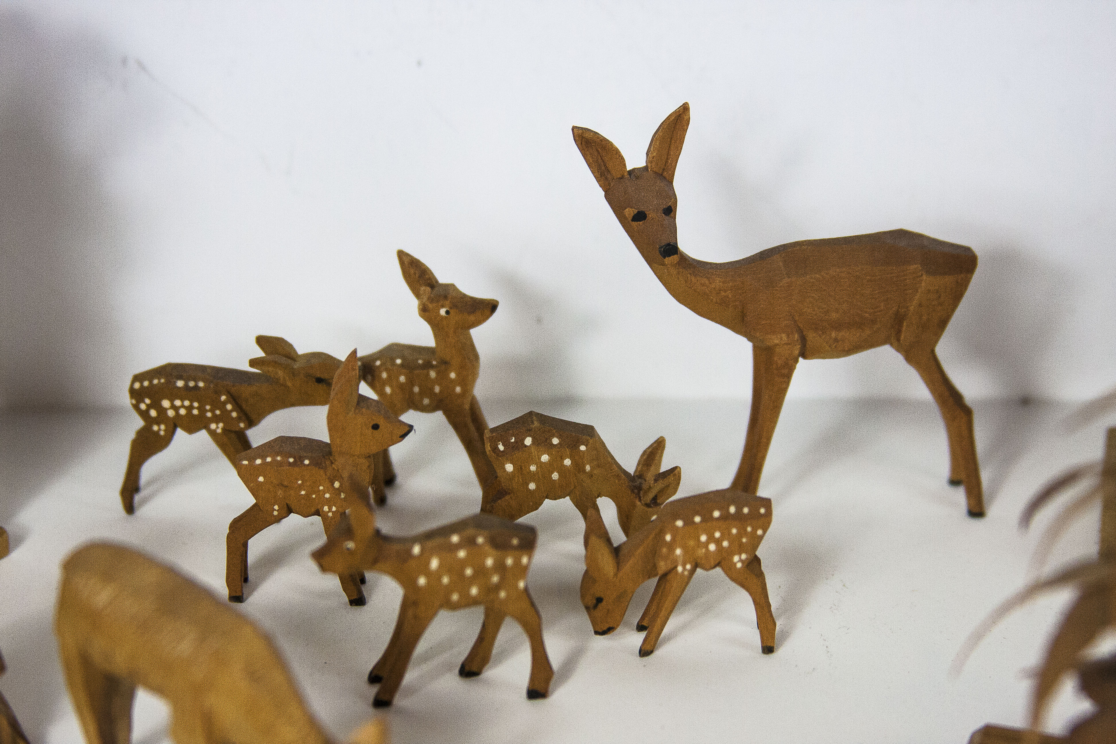 Handcrafted German Woodland Figurines